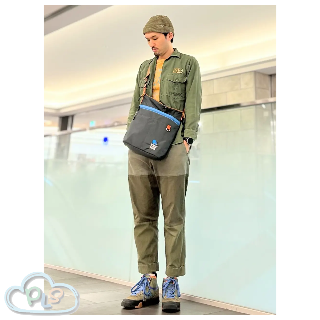 直型單肩包 F-721 多啦A夢 FICCE BRAVE 灰色 #29240-1