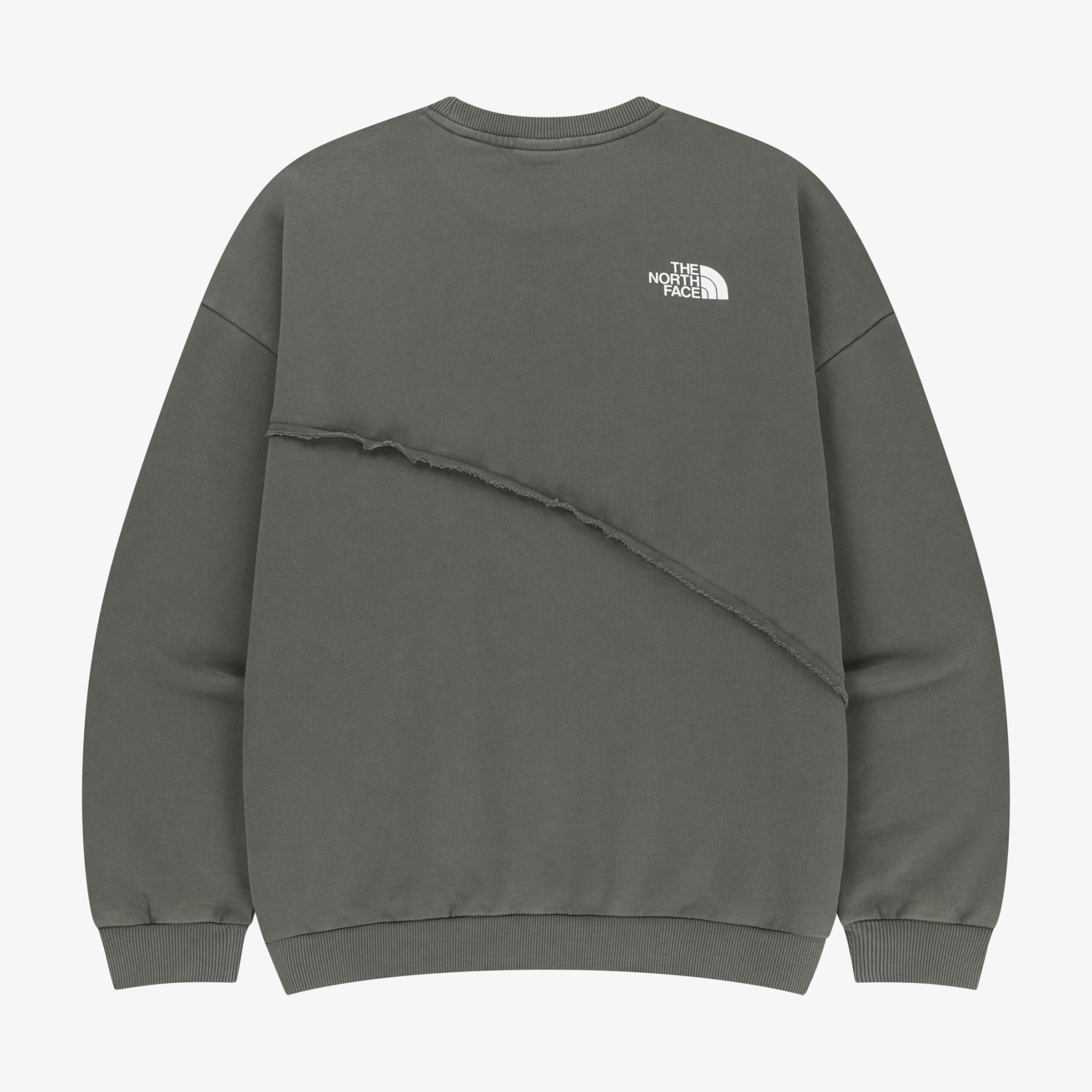 The North Face White Label Sunfold Sweatshirts 背面解構鬚邊寬鬆大學T NM5MS50