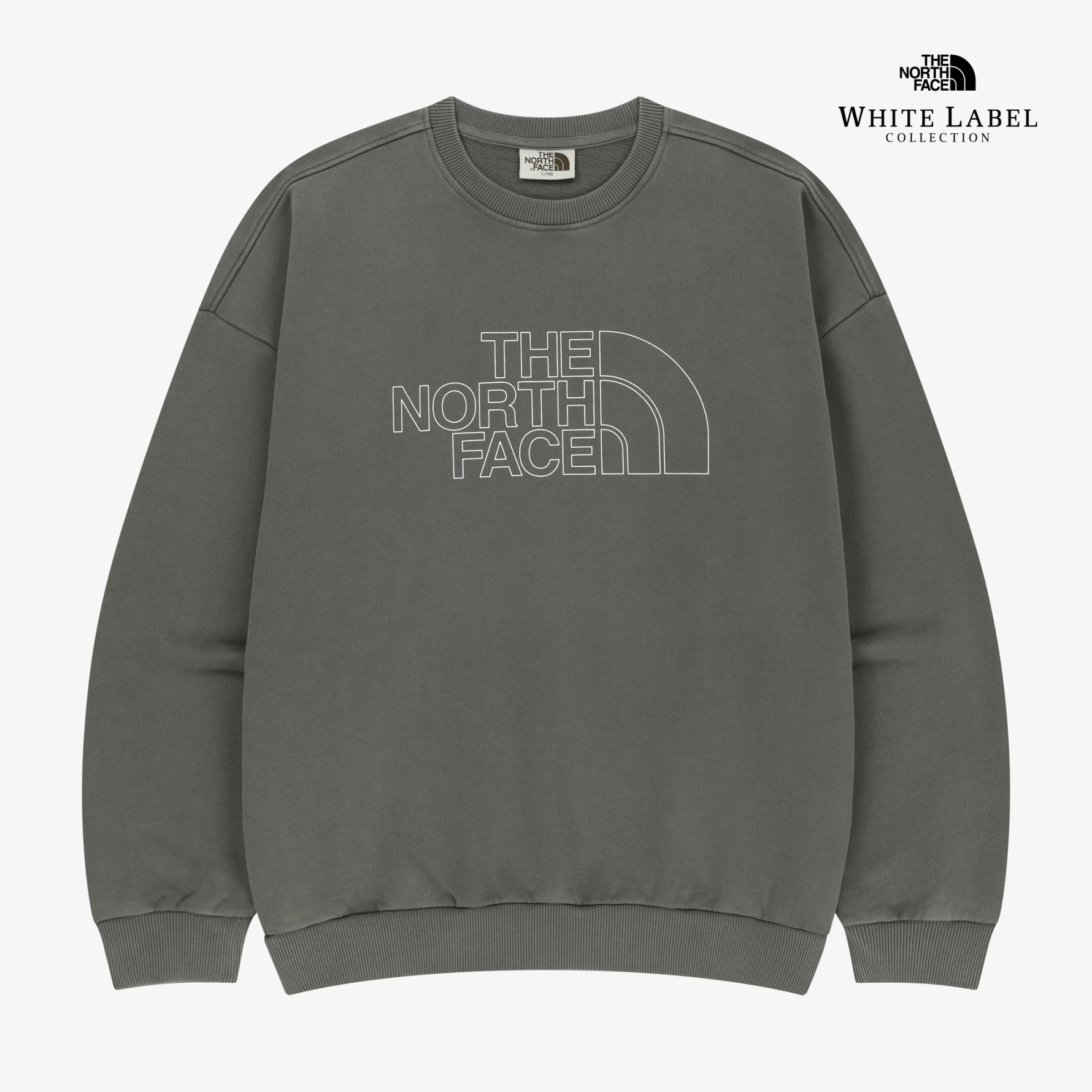 The North Face White Label Sunfold Sweatshirts 背面解構鬚邊寬鬆大學T NM5MS50