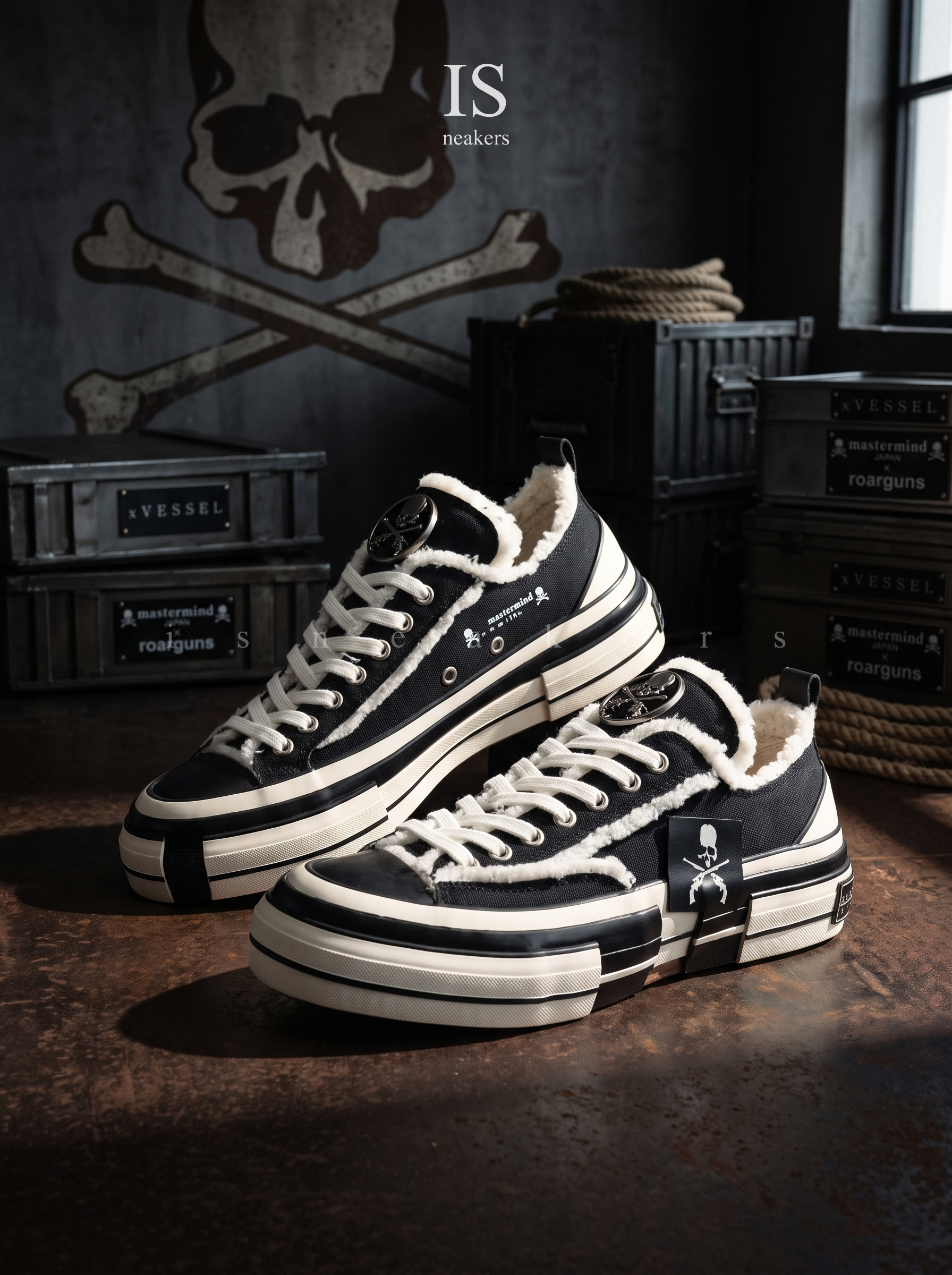 iSNEAKERS｜MMJ.Roarguns x Xvessel G.O.P Lows Black F24X51B