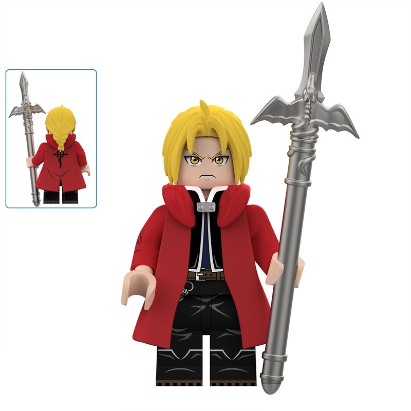 Fullmetal Alchemist Edward Elric Custom Minifigures Fit Lego DY575