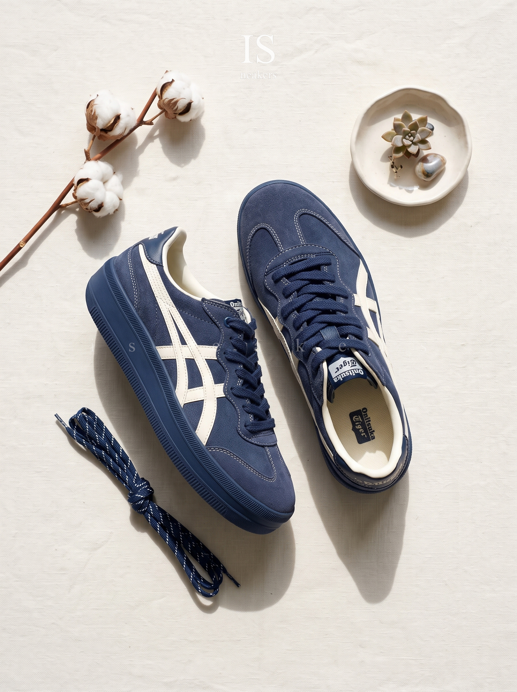 iSNEAKERS｜Onitsuka Tiger Tokuten Chunk "Navy" 深藍色 鬼塚虎 厚底 1183C561-400