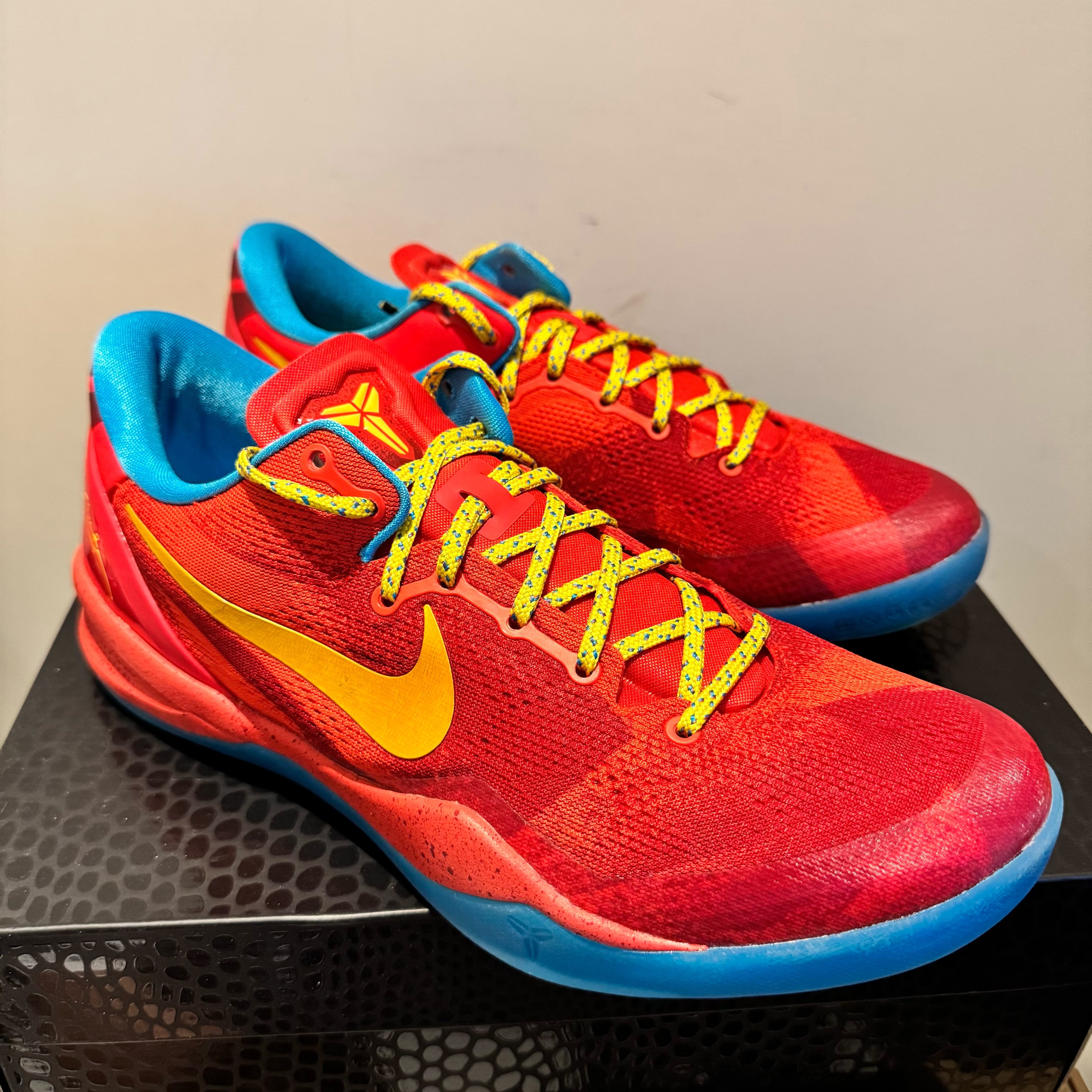 極新二手原盒【US11/29CM】NIKE KOBE 8 PROTRO 'YEAR OF THE HORSE' 紅色 新年 馬年 籃球鞋 實戰鞋【IM0594-600】WU