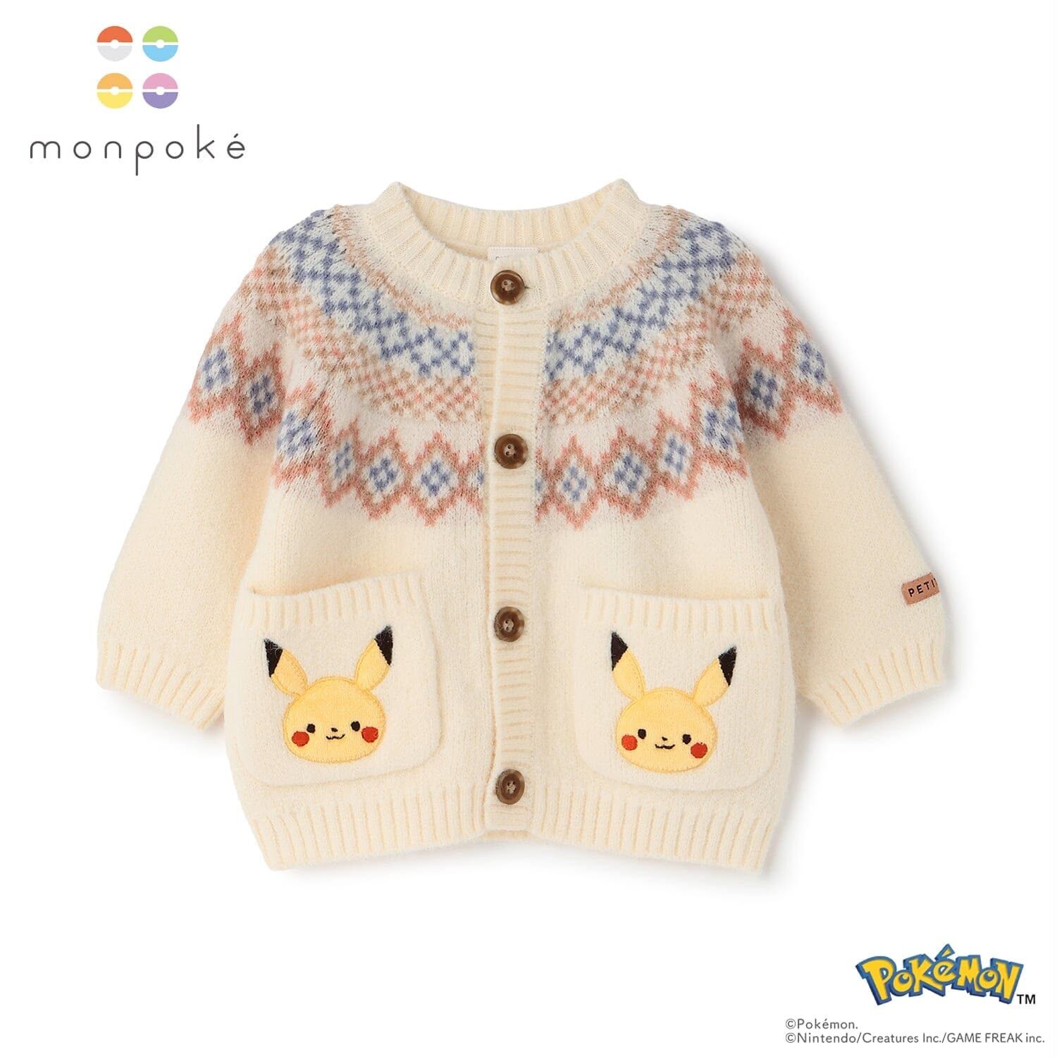 日單 pm & Pokemon針織外套