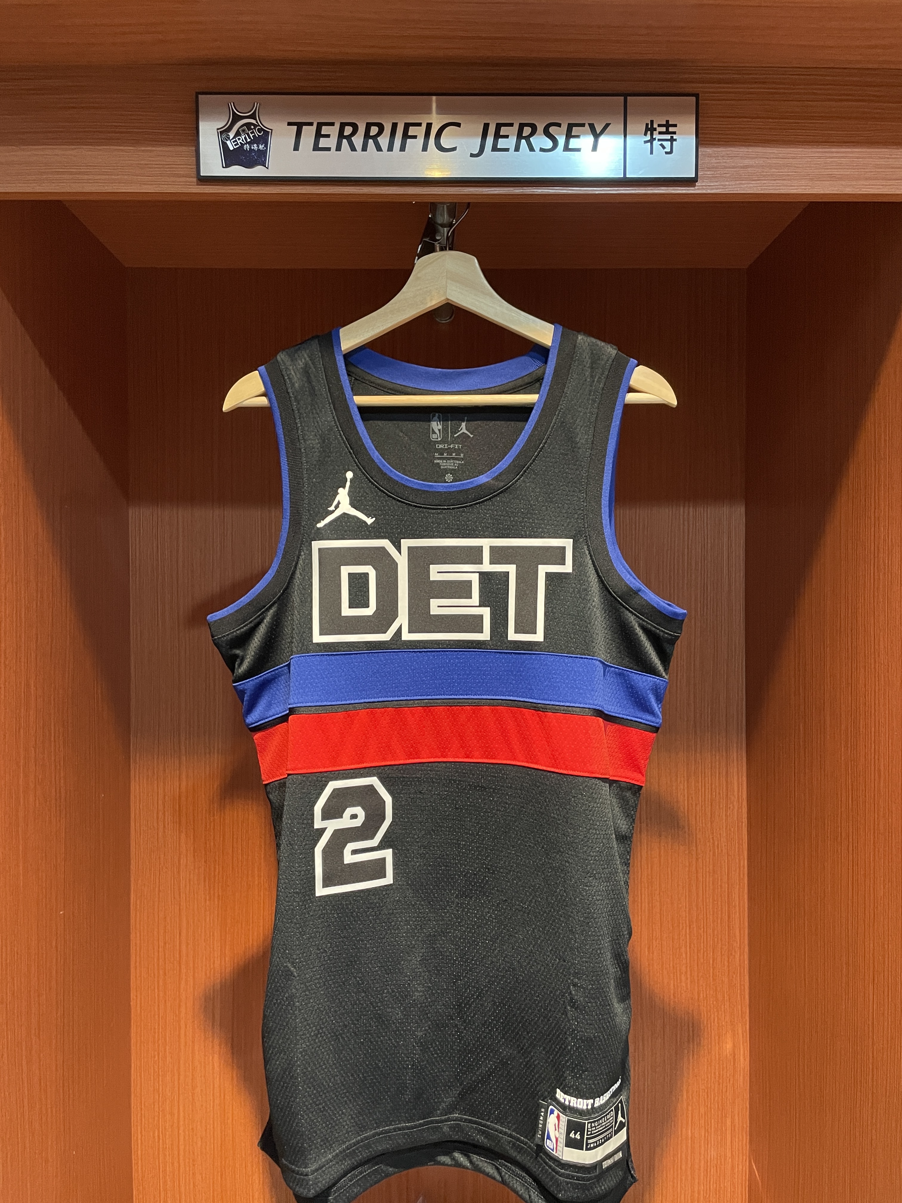 NBA球衣 Cade Cunningham 底特律活塞黑 Statement Jordan Swingman 球迷版 熱轉印 全新