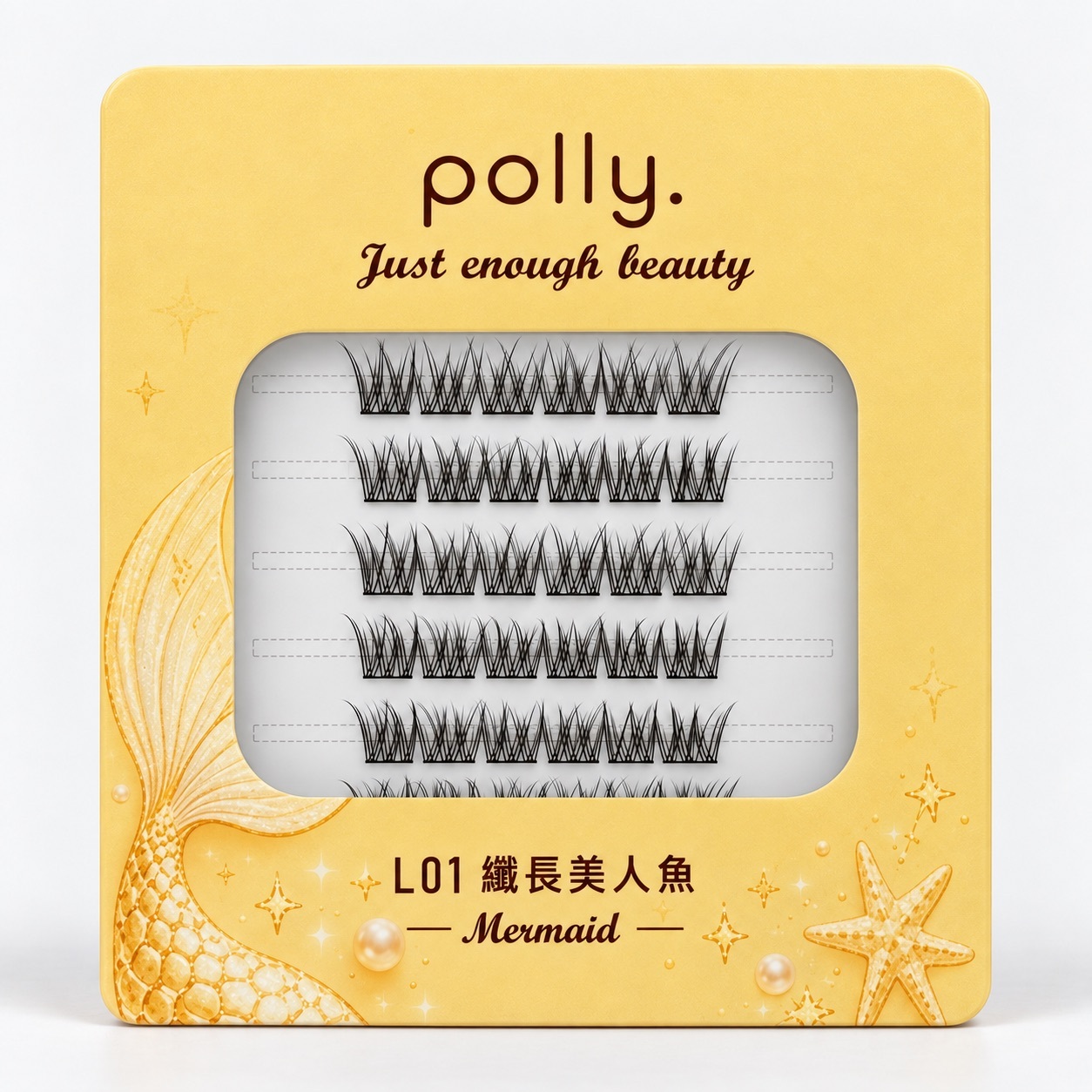 L1 美人魚 免膠睫毛 polly. Mermaid