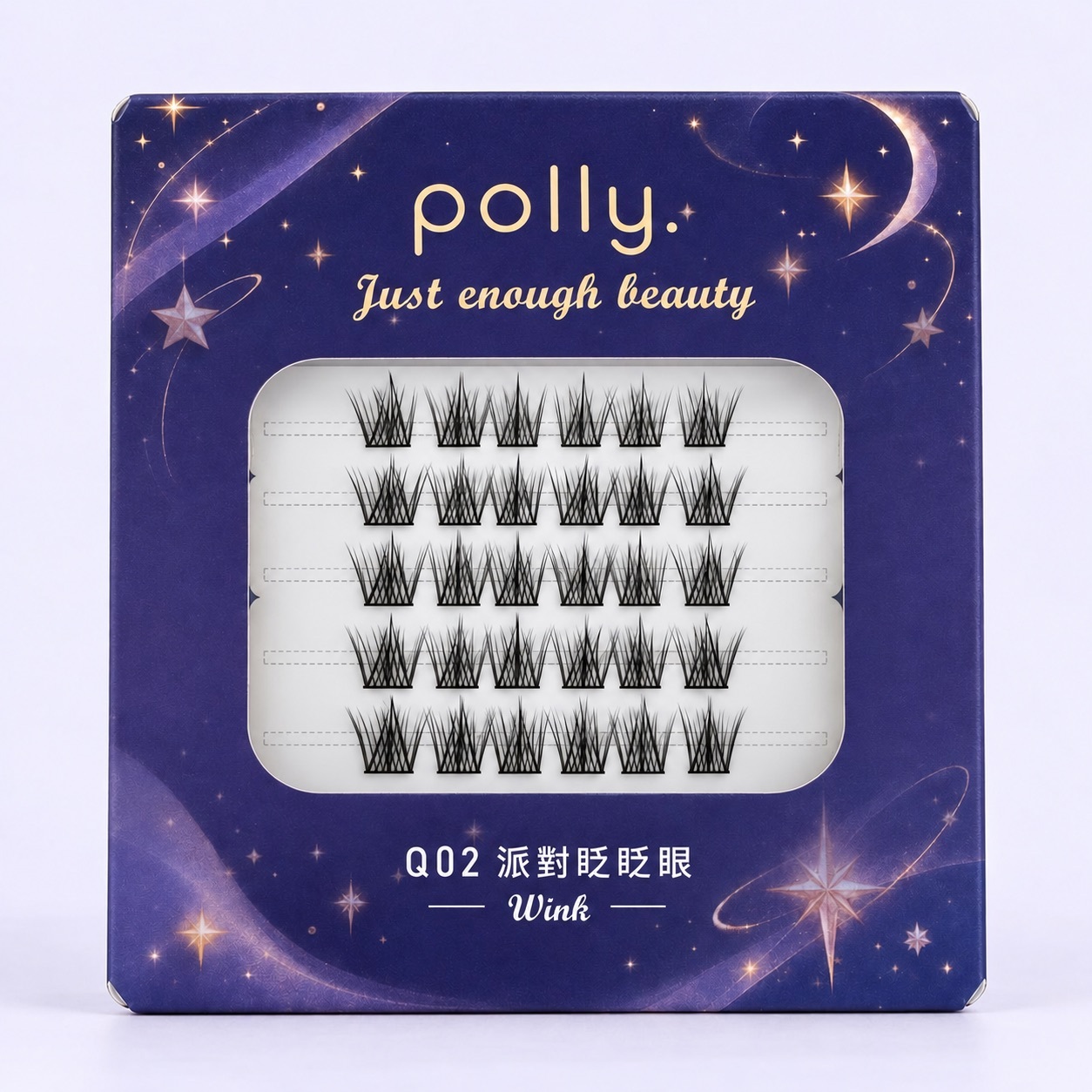 Q2 眨眨眼 免膠睫毛 polly. Wink