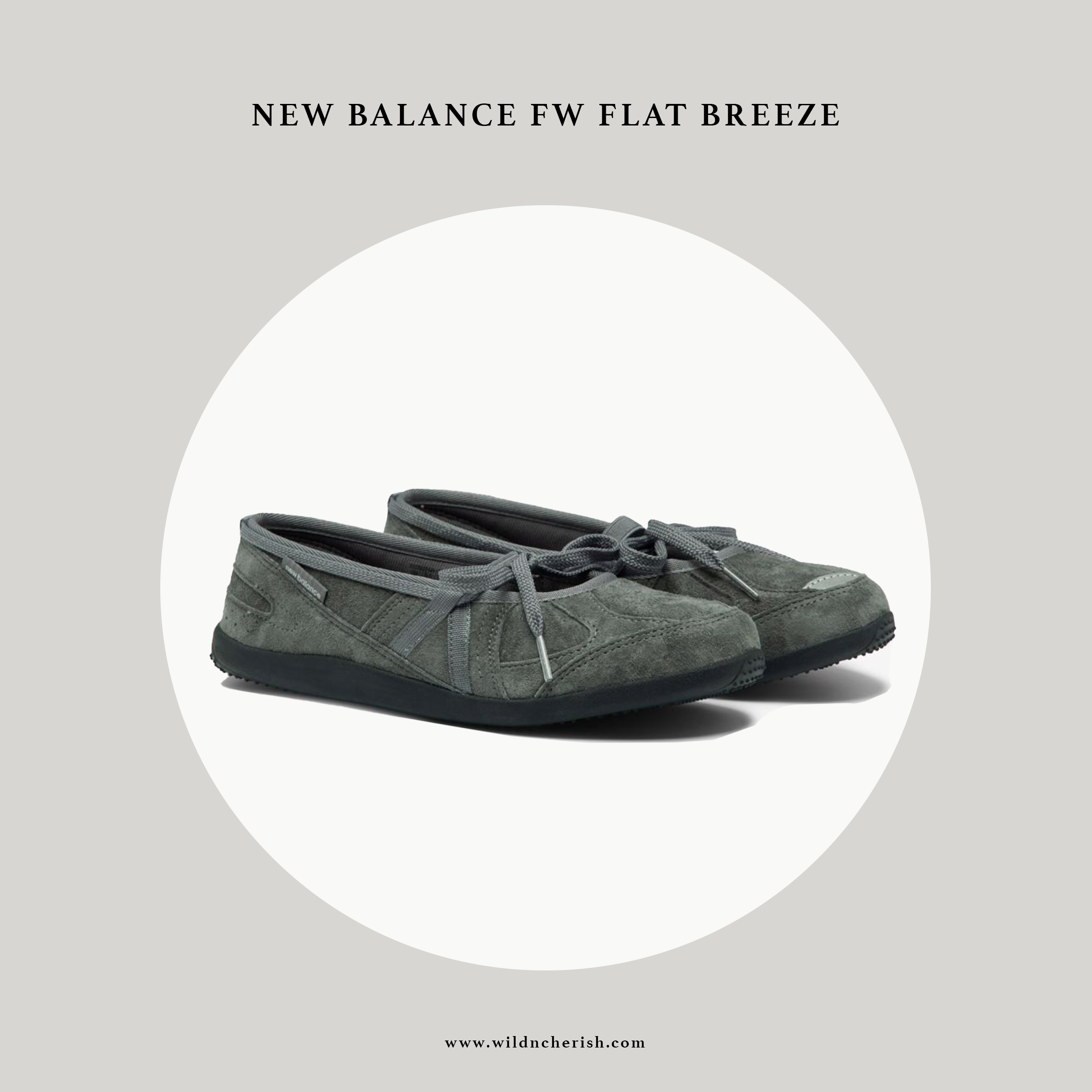 預訂 | New Balance Flat Breeze 韓國限定 麂皮瑪莉珍 平底鞋
