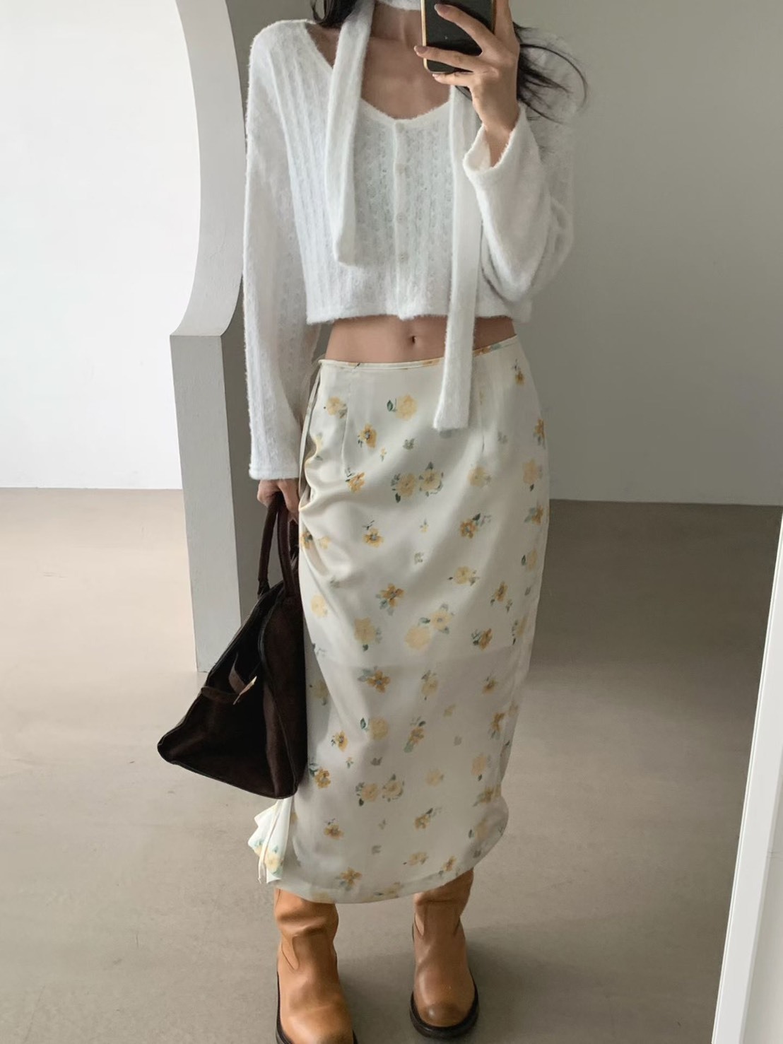 彩花長裙