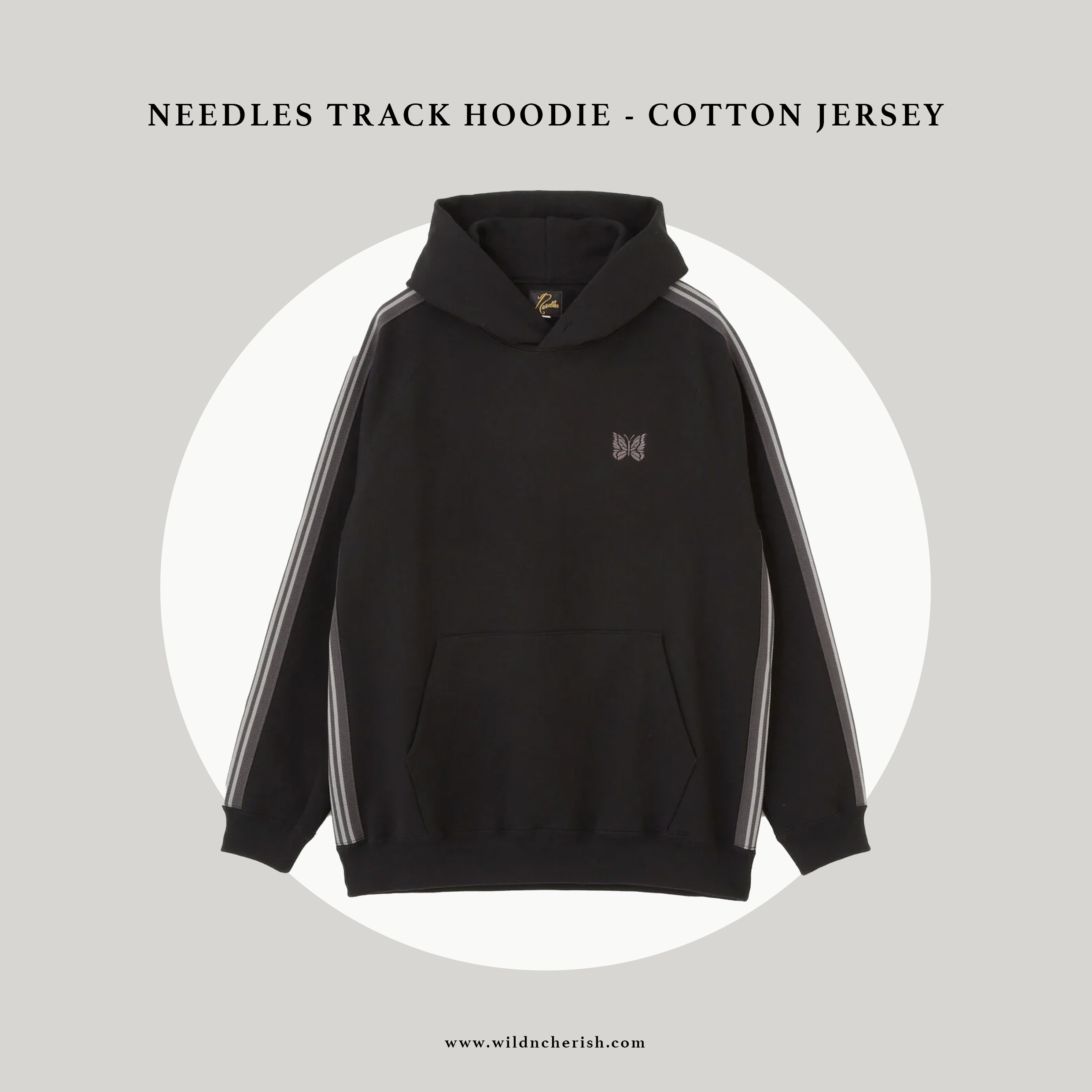 預訂 | Needles Track Hoodie - Cotton Jersey 別注