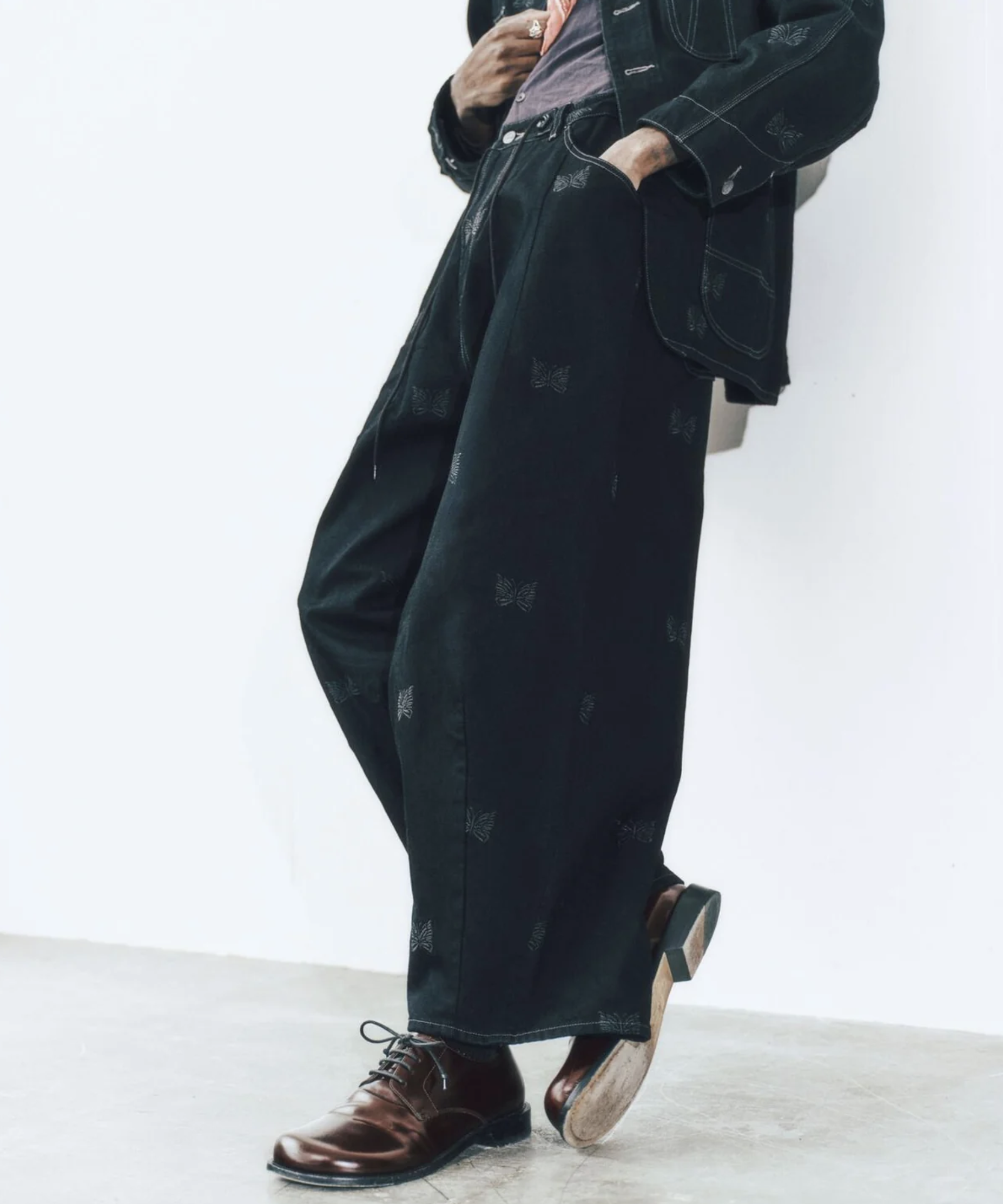 預訂 | Needles H.D. Jean - 12oz Denim 別注 滿版刺繡 丹寧