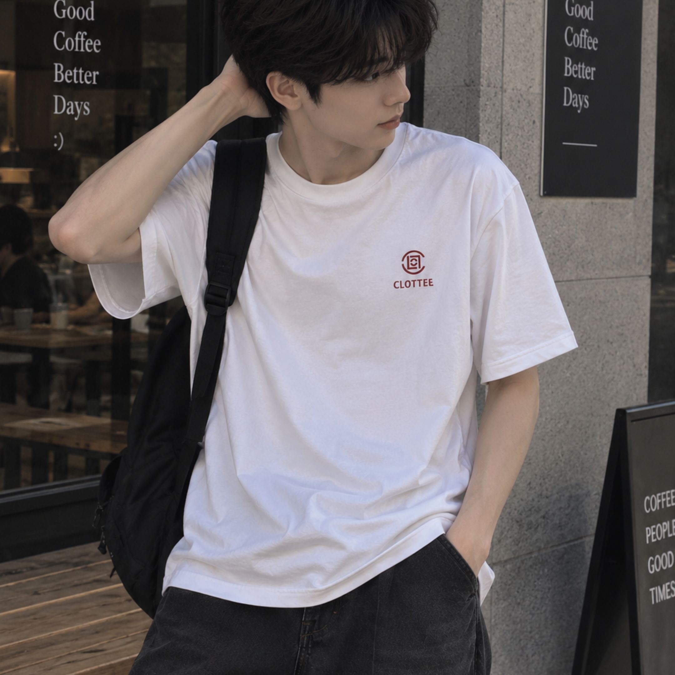 NICEDAY 服飾 代購 CLOT x CLOTEE 美式 黑 白 LOGO 短袖 黑色 白色