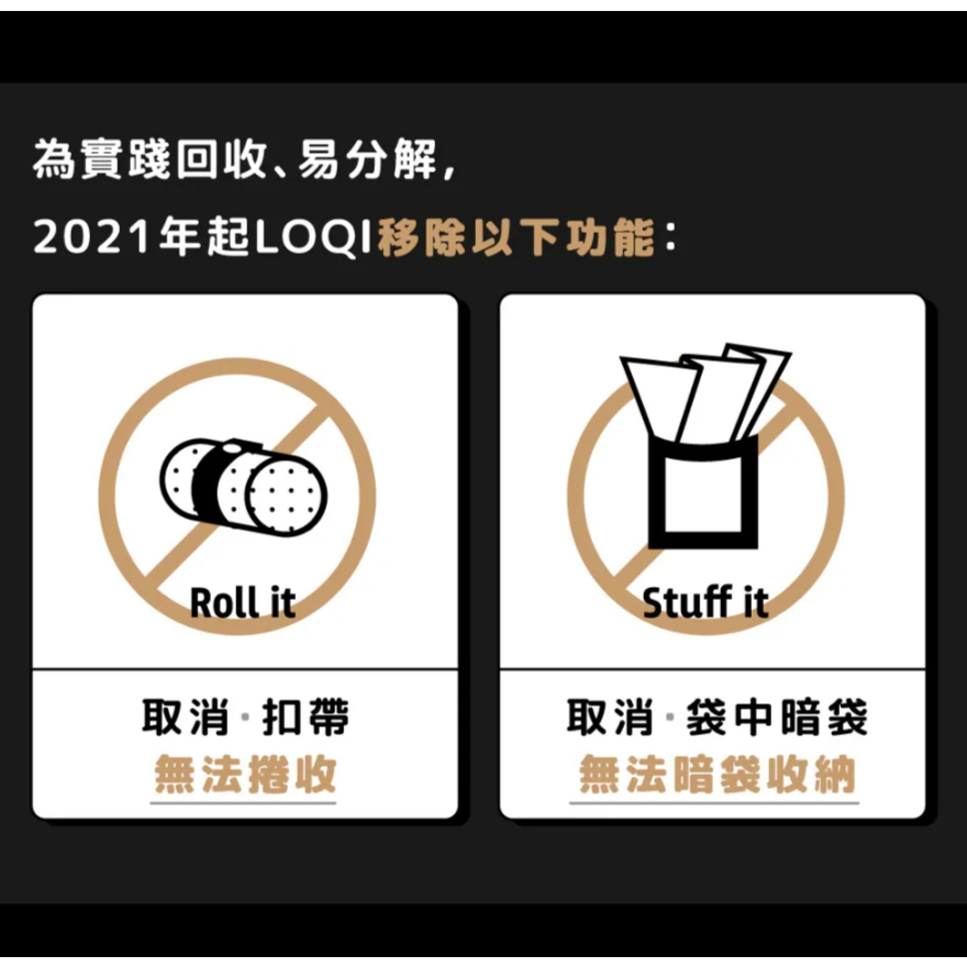 【樂森藥局】LOQI 春捲包（無扣帶、無暗袋）