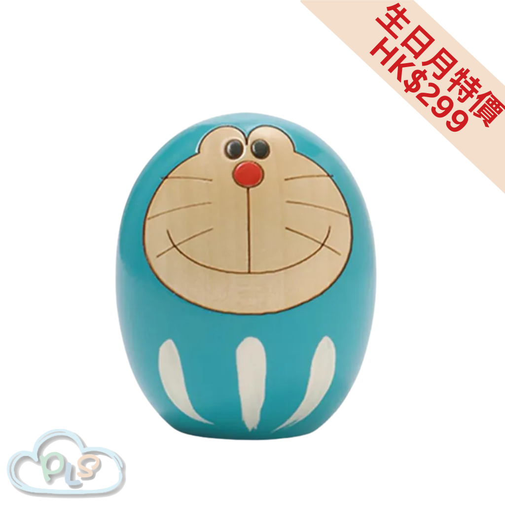 Made in Japan Doraemon Dharma Kokeshi Grandson of Usaburo #21468