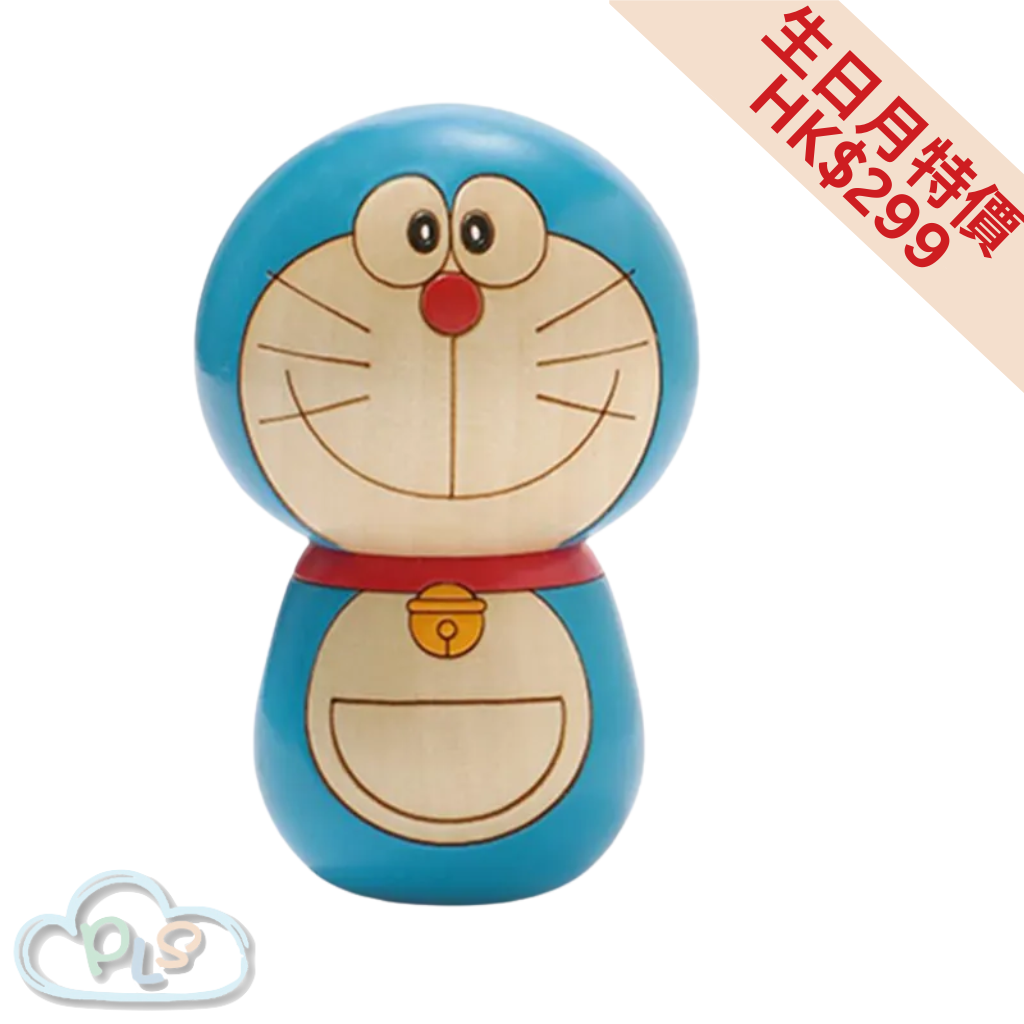 Made in Japan Doraemon Figure Kokeshi Grandson of Usaburo #21472-1