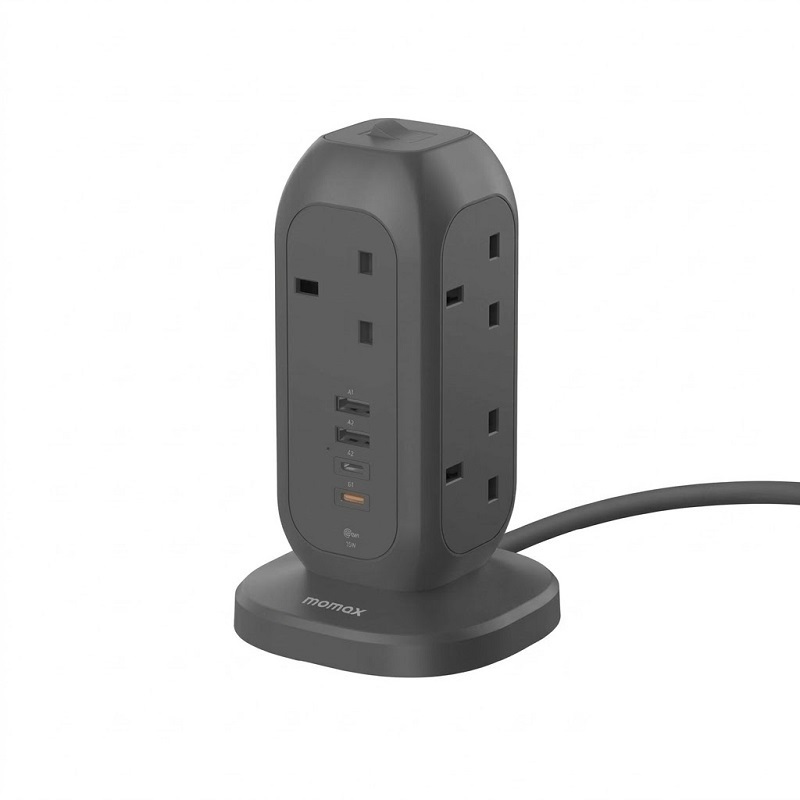 Momax US18A 1-Plug PD35W 2A2C 7 位拖板 2米
