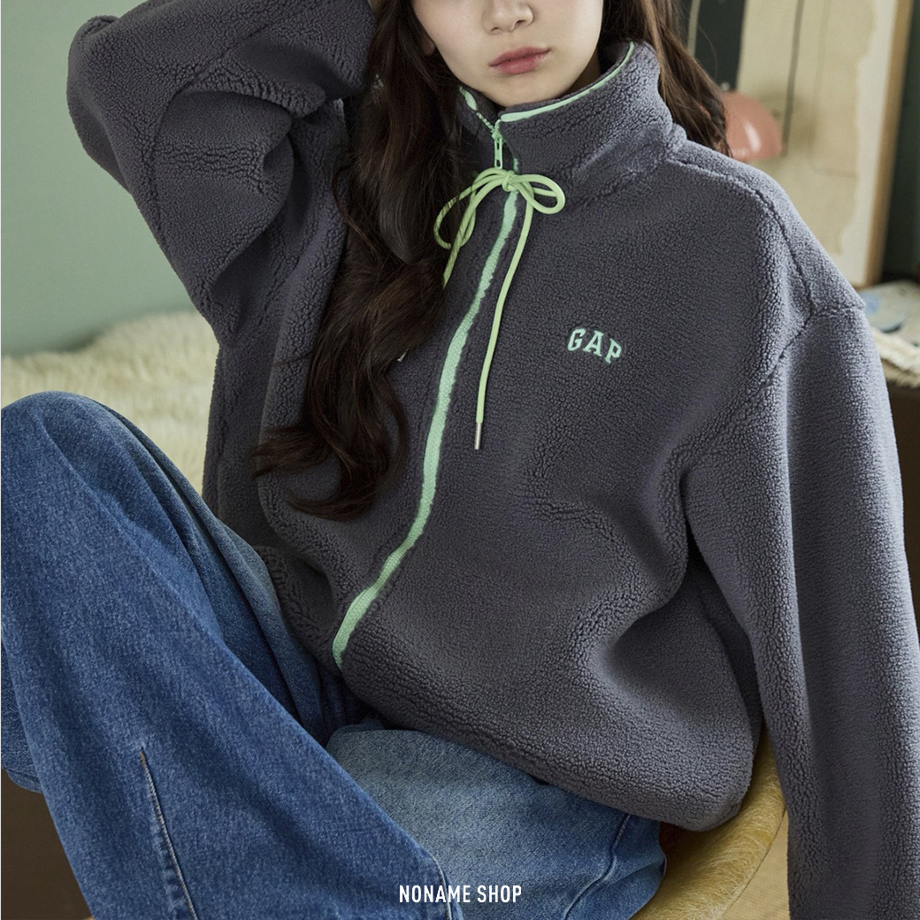 PUBLUX × GAP 限定聯名款 撞色 搖粒絨 外套 三色 (女款)