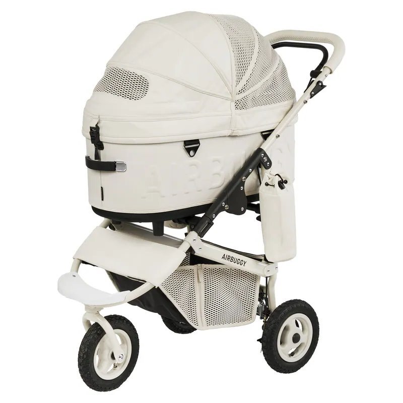 AirBuggy Dome3 Premier Si Large Premium Pet Stroller (20kg) – Pearl **Limited Edition**
