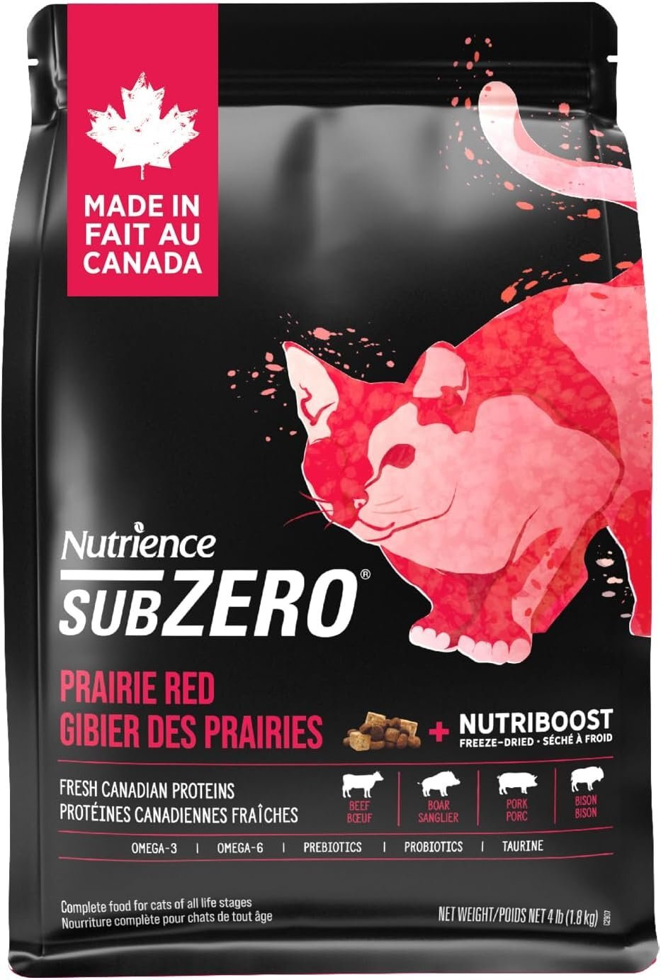 Nutrience SubZero 凍乾無穀物系列．鮮牛肝+海魚+紅肉 全貓配方1.8kg/4.5kg