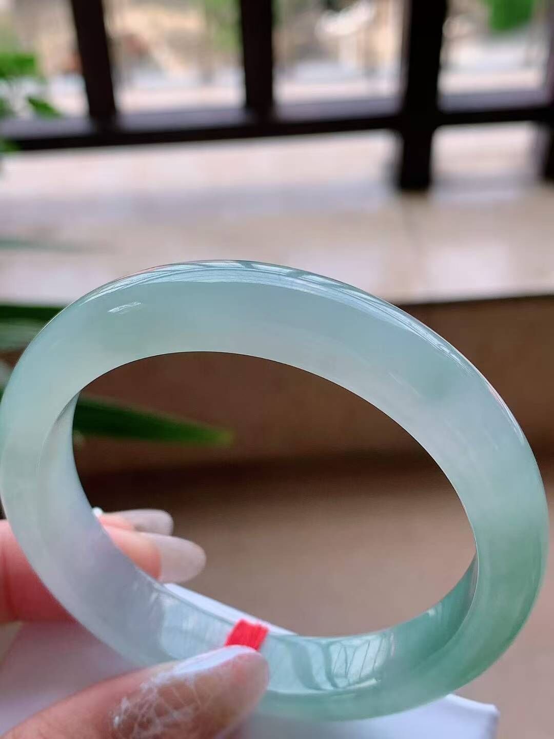 95236 57mm老種冰晴翡翠正圈手鐲 (56-58)