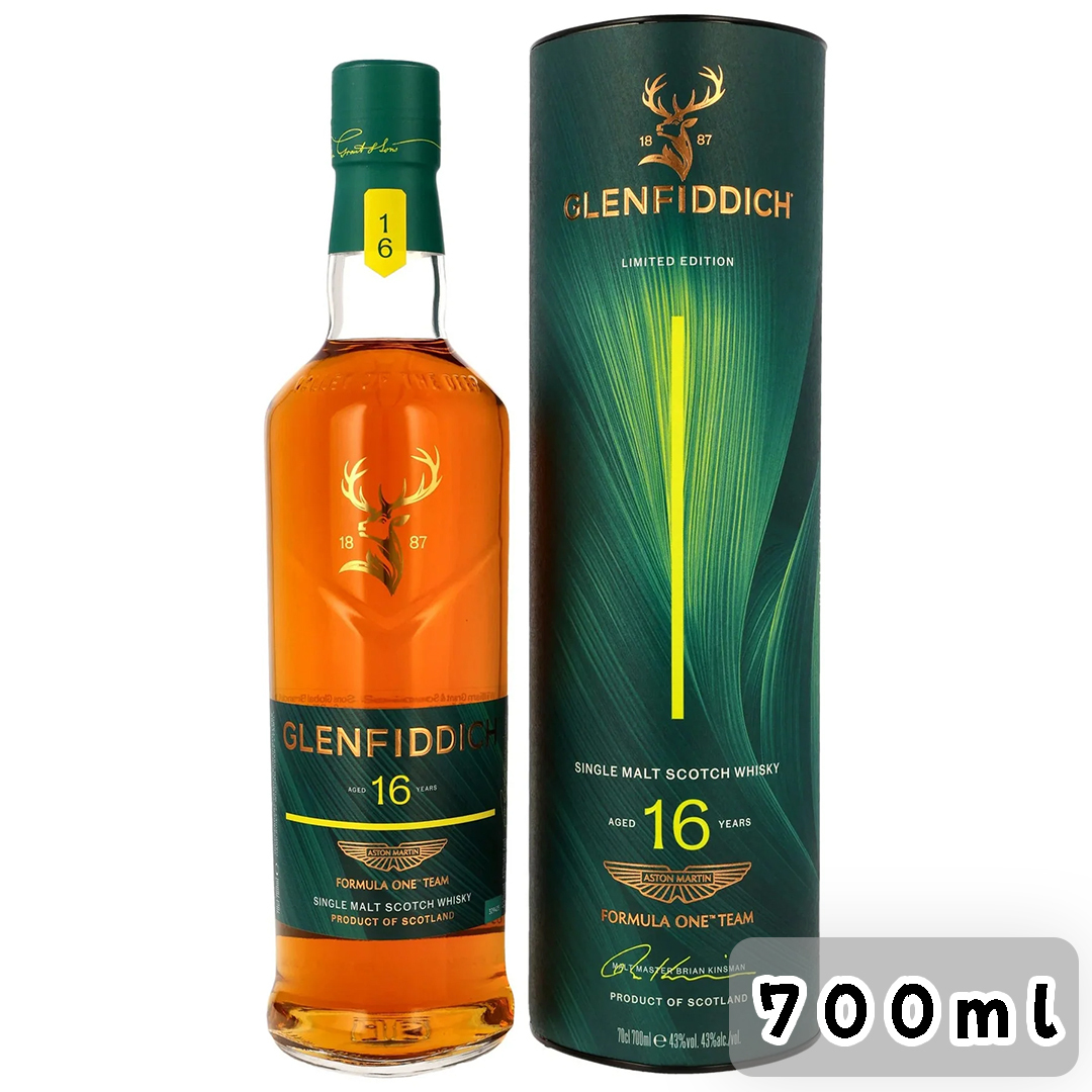 格蘭菲迪 x 阿斯頓馬丁一級方程式 16 年 單一純麥威士忌 700ml