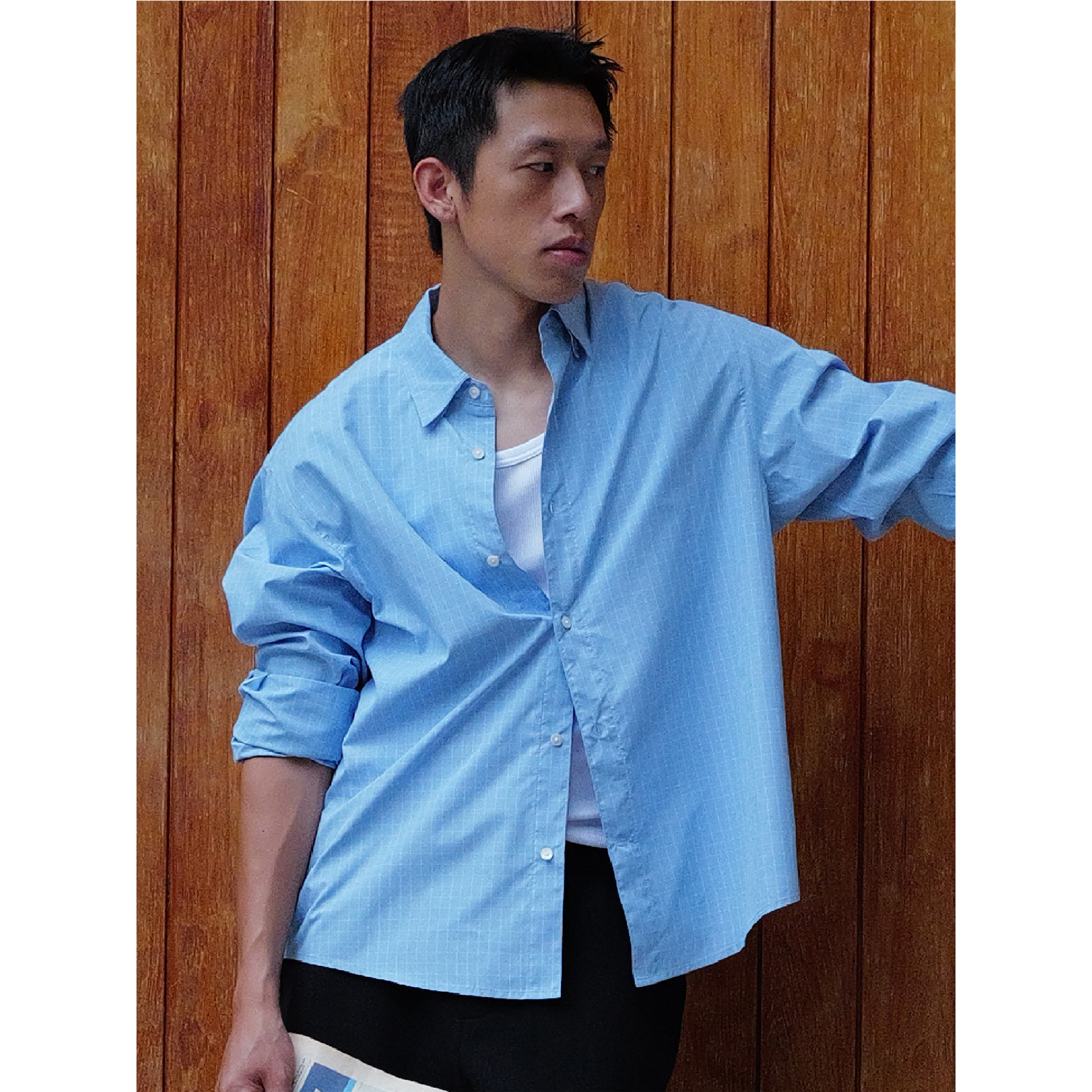 BOHRHOO Houndstooth LS Shirts 吸濕速乾 千鳥格長袖襯衫 [BH1198]