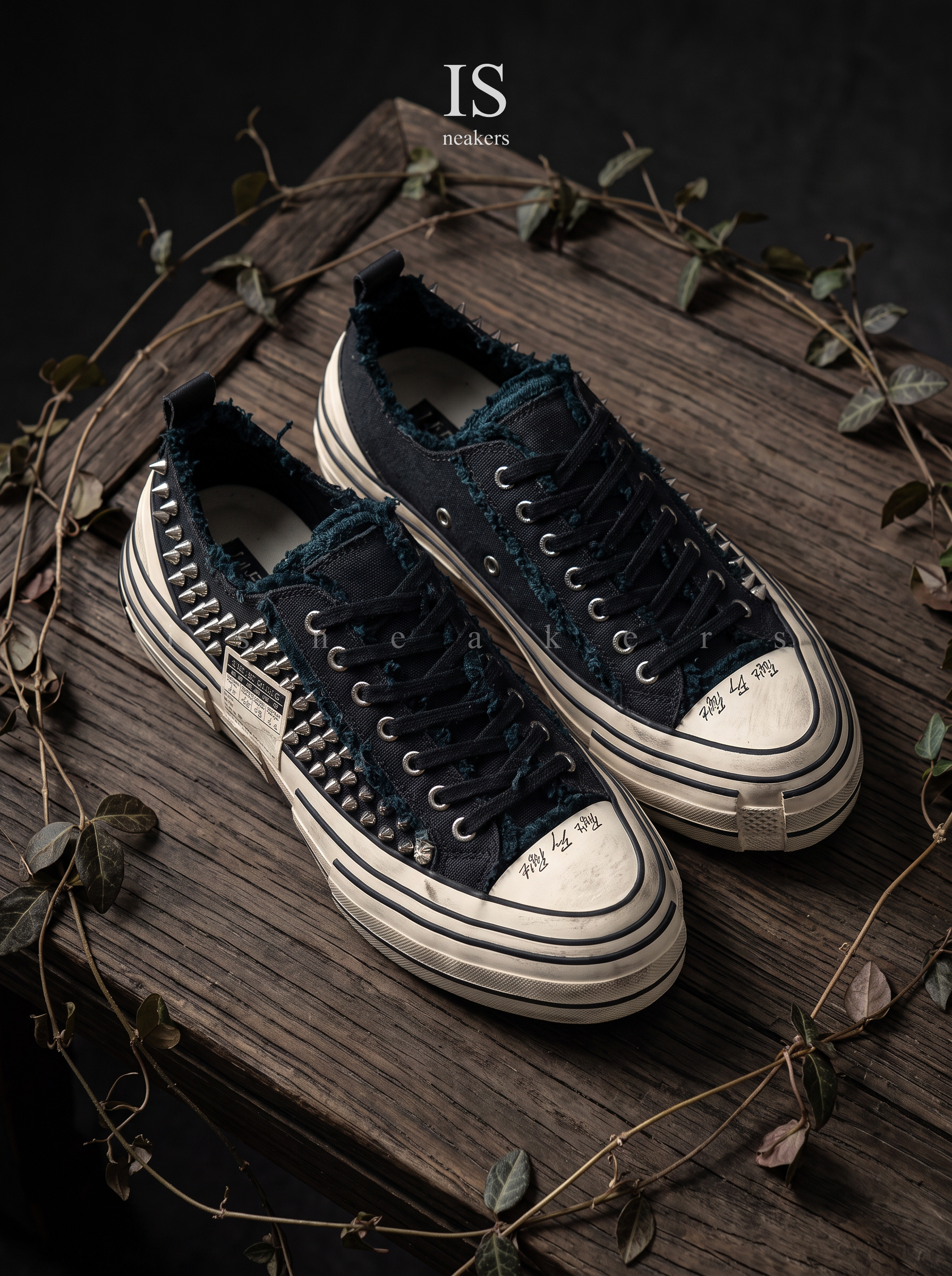 iSNEAKERS｜Xvessel G.O.P Lows Vintage Rock Black S23X18B
