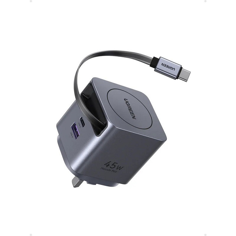 UGREEN 綠聯 X614 (65823) 45W 雙埠 GaN 氮化鎵快速充電器