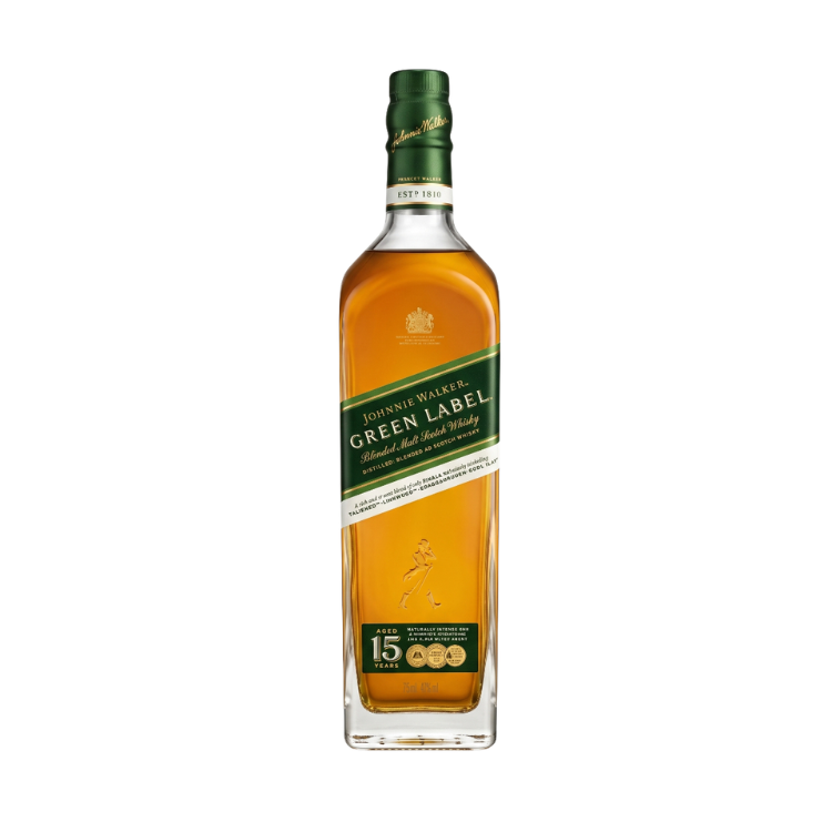 Johnnie Walker Green Label 15 Year Old Blended Malt Scotch Whisky (gift box) 750ml
