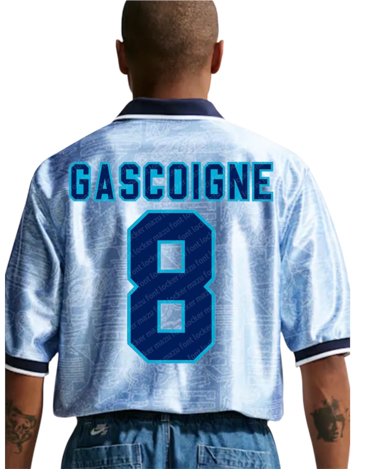 2026 England Retro Energy Jersey with Nameset