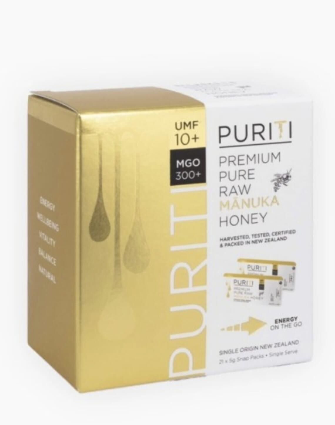 加姐 Puriti 紐西蘭UMF10+麥蘆卡蜂蜜 (63獨立包裝) *滿$899包京東送貨上門* CC156