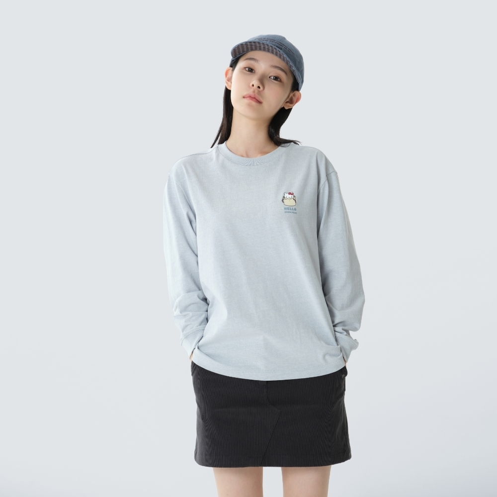 【代購】 Snow Peak × Hello Kitty 女款寬鬆印花長袖T恤 三色 背後露營大圖 S26FWF-TL85 夢幻聯名