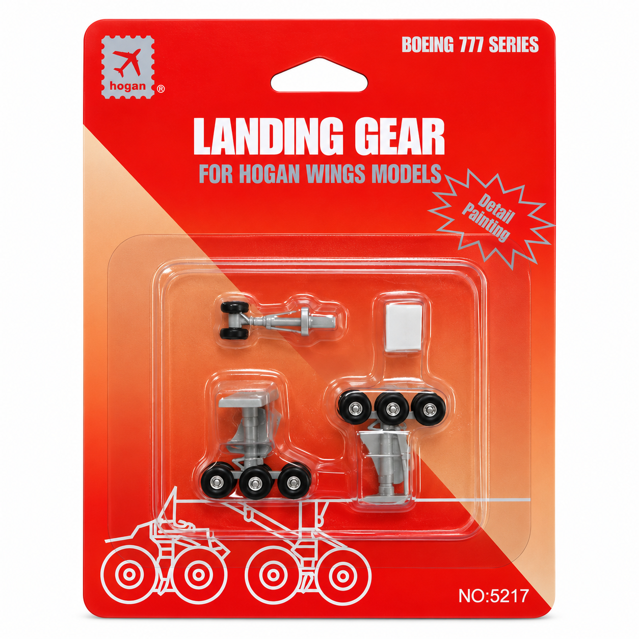 Hogan wings  1/200 Boeing 777 Series Spare Landing Gear for Hogan Model