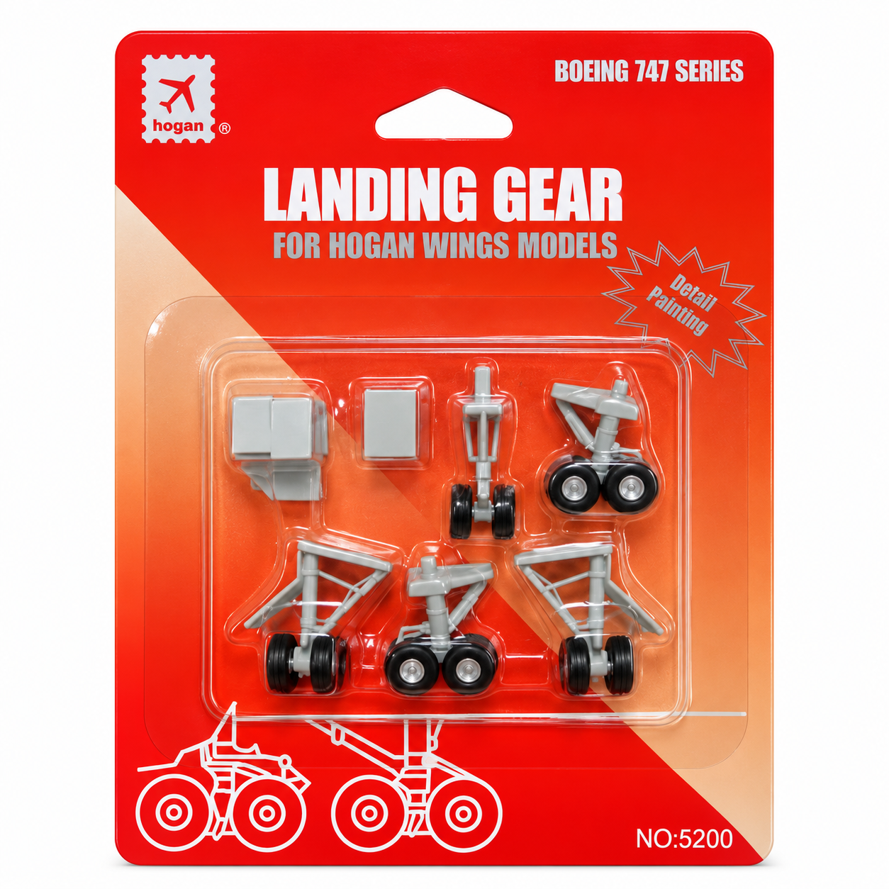 1/200 Boeing 747 Series Gears