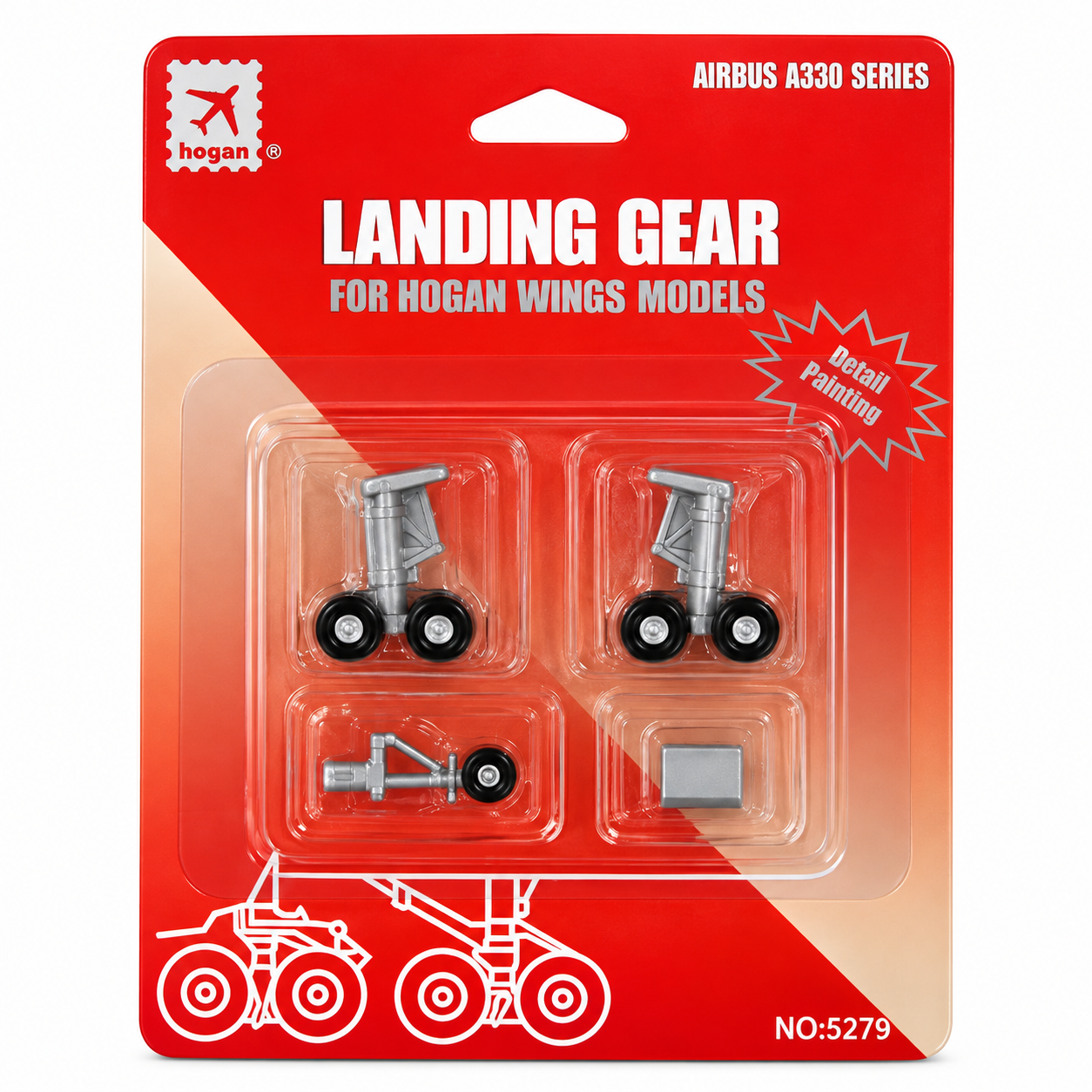 Hogan wings 1/200 Airbus A330 Gears