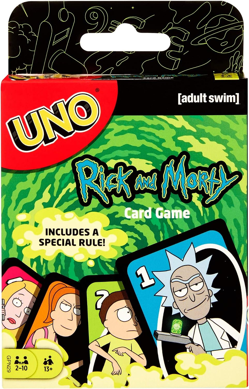 Rick and Morty - UNO 瑞克和莫蒂遊戲卡牌組