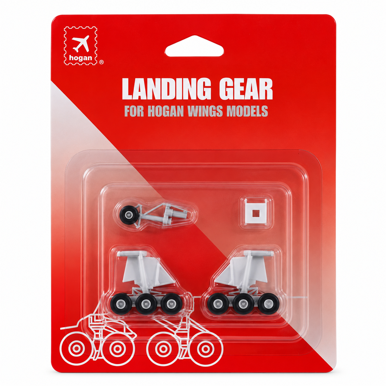 Hogan wings   1/200 Airbus A350-1000 Spare Landing Gear for Hogan Models HG90071