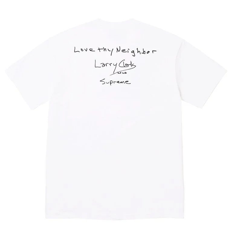 ☆ETW☆【EASY TO WEAR】SUPREME Larry Clark Neighbor Tee 藝術家 攝影師 短t 春夏