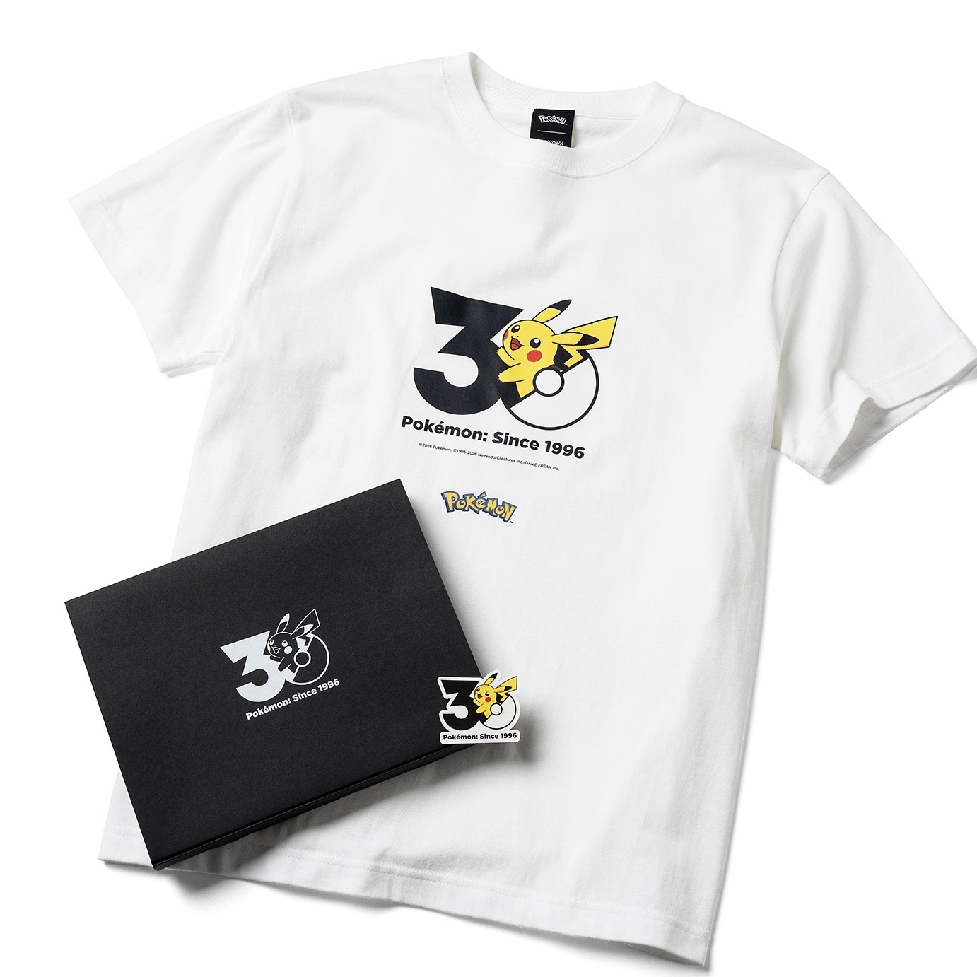 POKEMON 30TH ANNIVERSARY 1025 T-SHIRT 皮卡丘 紀念短袖 寶可夢 110763376