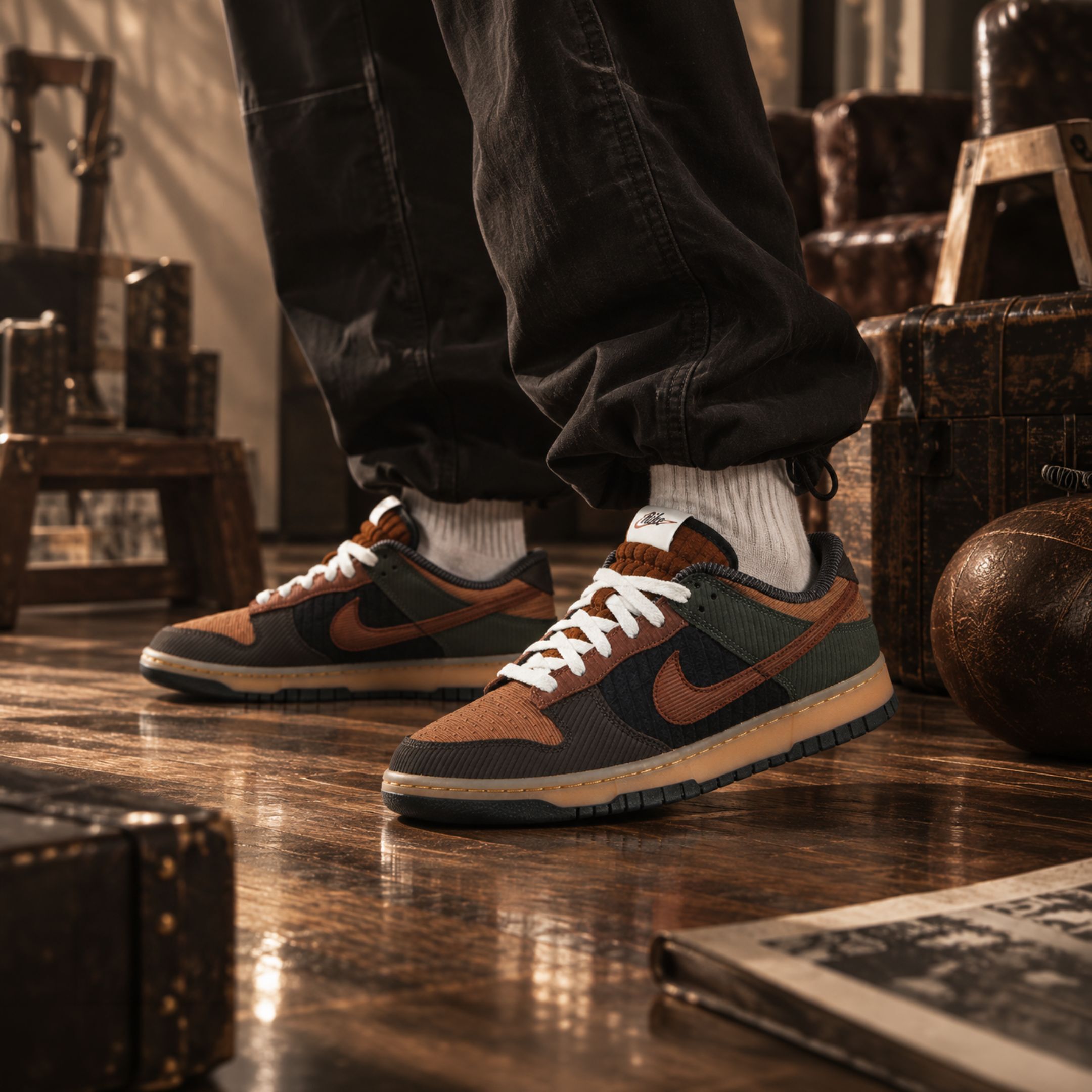 NICEDAY 現貨 Nike Dunk Low 麂皮 棕色 咖啡 可可 摩卡 復古 IB7746-201