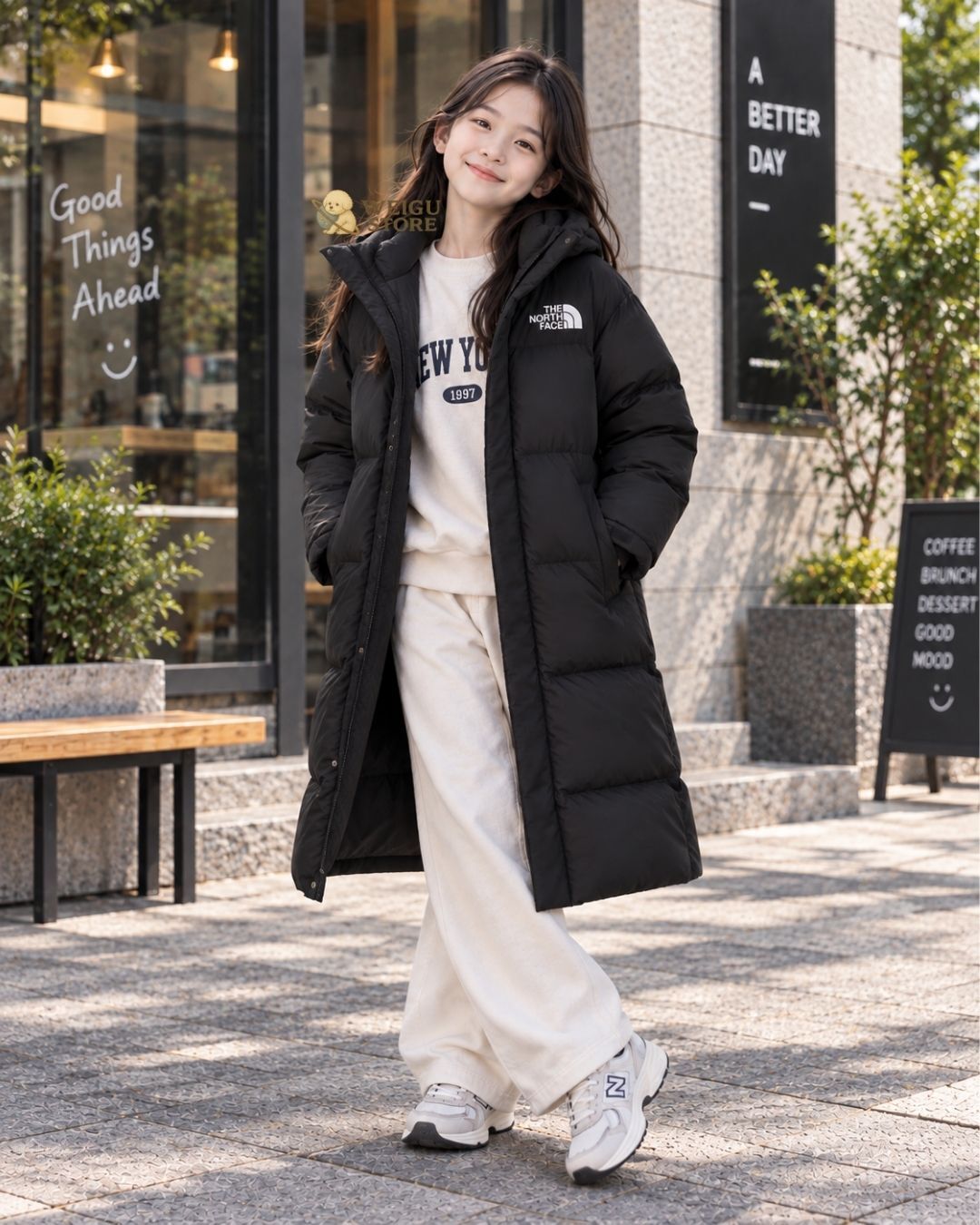 【預購】The North Face K'S NEW PUFFY ON COAT 尼龍棉長版外套 大童款 NC3NS50S