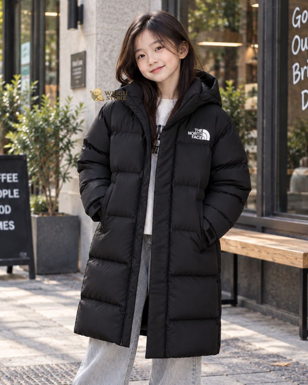 【預購】The North Face K'S NEW PUFFY ON COAT 尼龍棉長版外套 大童款 NC3NS50S