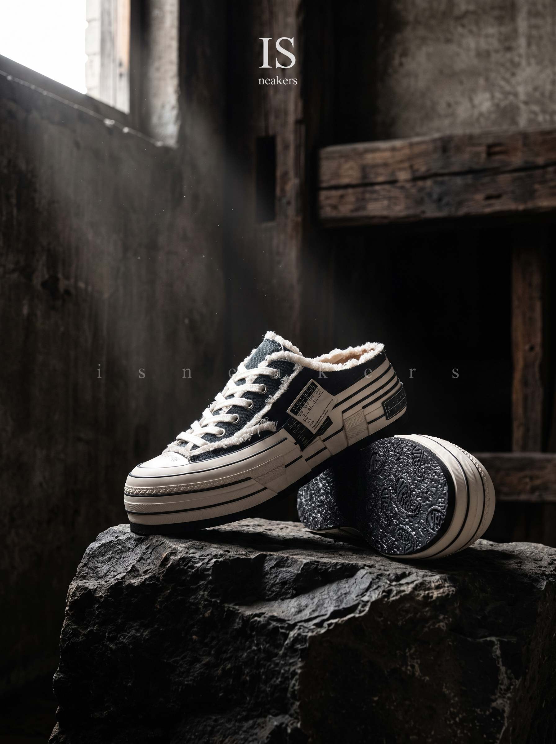 iSNEAKERS｜Xvessel G.O.P Double Sole Mule Black S24X39B