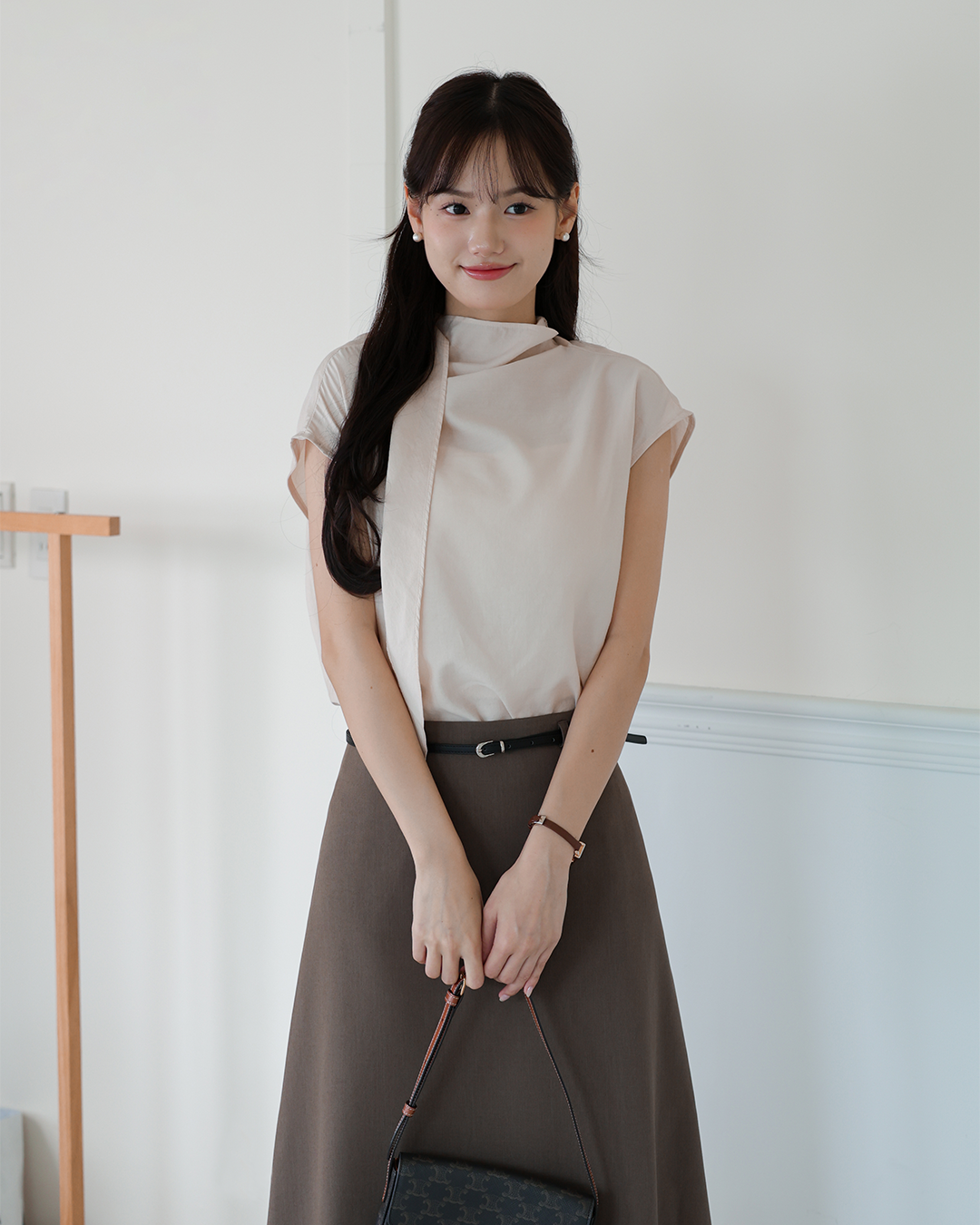 Seren輕柔綁帶上衣