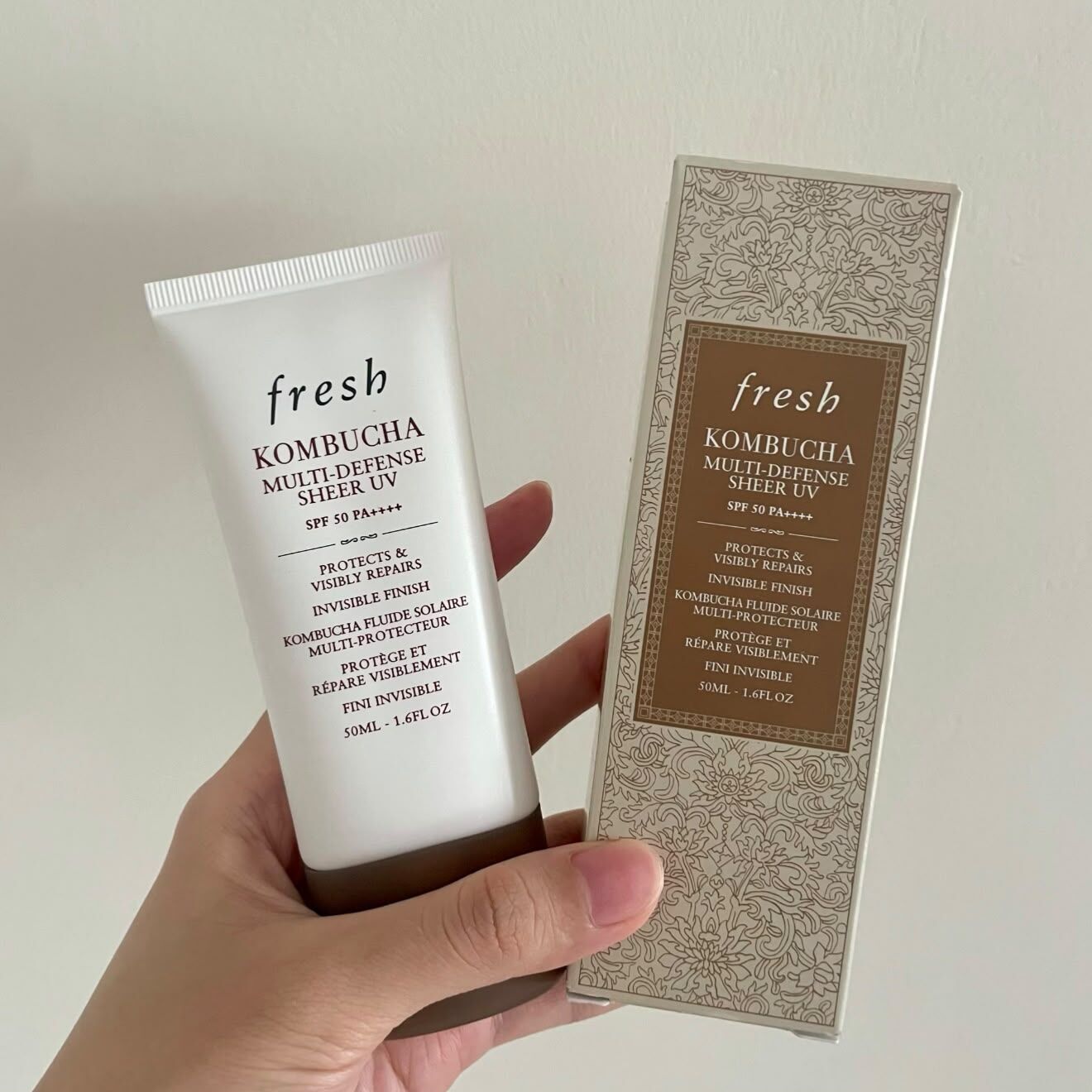 Fresh - 紅茶酵素抗氧防曬乳50ml SPF 50 PA++++ Fresh Kombucha Multi-Defense Sheer UV 50mL