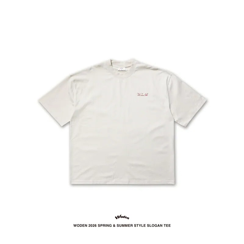 Woden 26SS 009 Style Slogan Tee