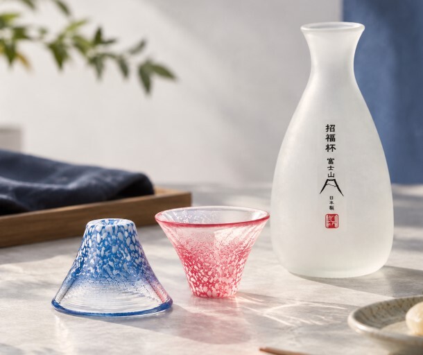 富士山酒器套組