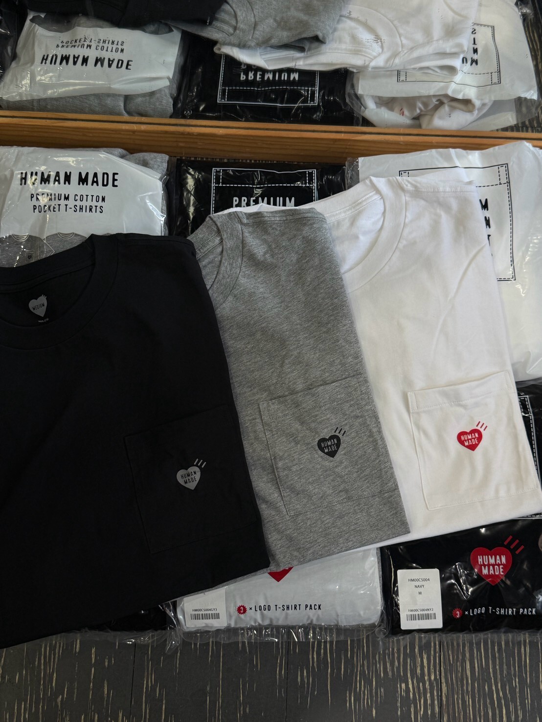 HUMAN MADE POCKET 愛心 口袋 素T 單件【hm29cs043】