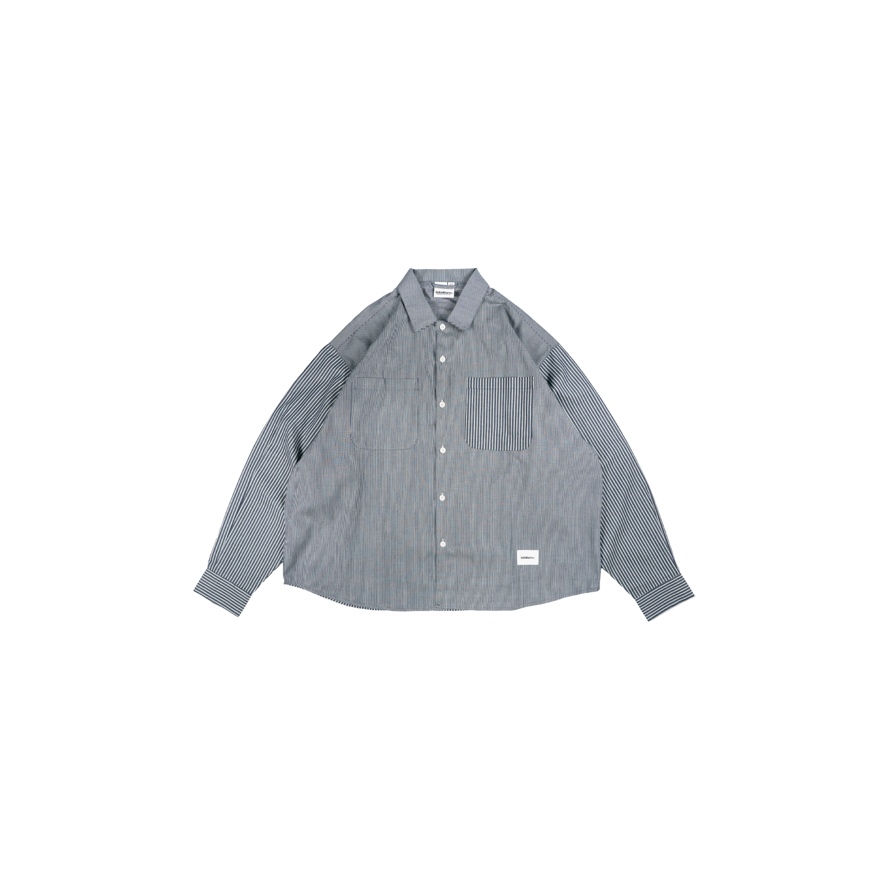 IDEALISM ID26063 Patchwork Shirt 條紋 襯衫