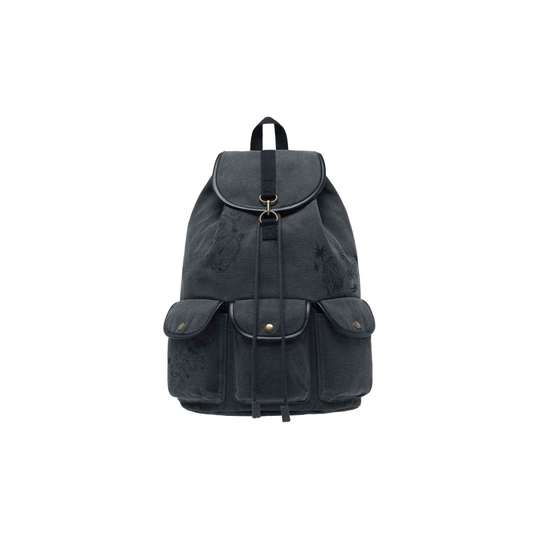 Niceghostclub CANVAS 3POCKET RUCKSACK